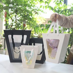 Trapezoid Paper Bag With Window 2