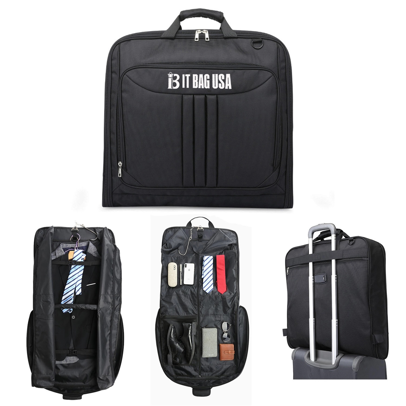 Suit Carry On Garment Bag With Shoulder Strap 2