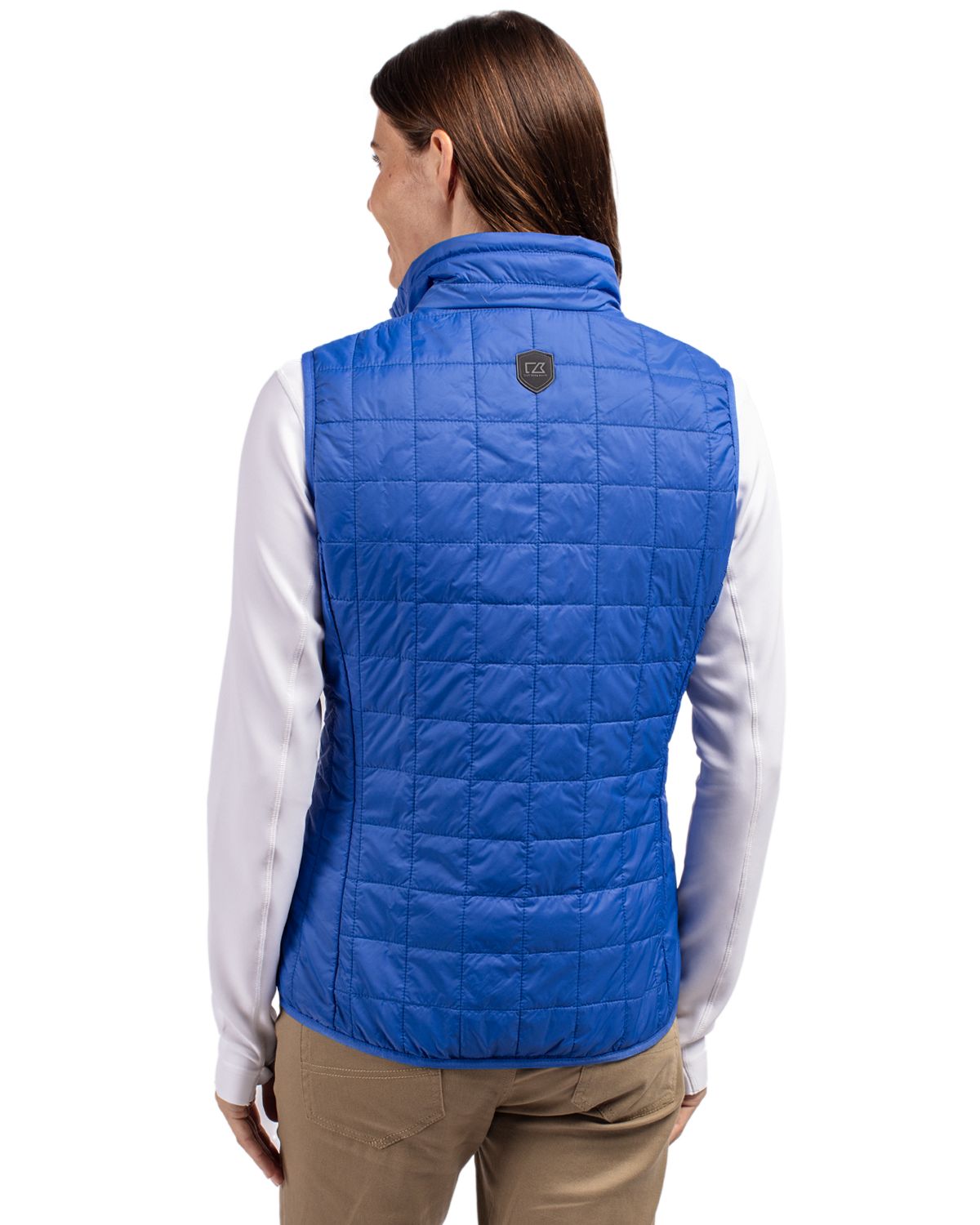 Cutter & Buck Rainier Recycled Insulated Puffer Womens Full Zip Vest 106