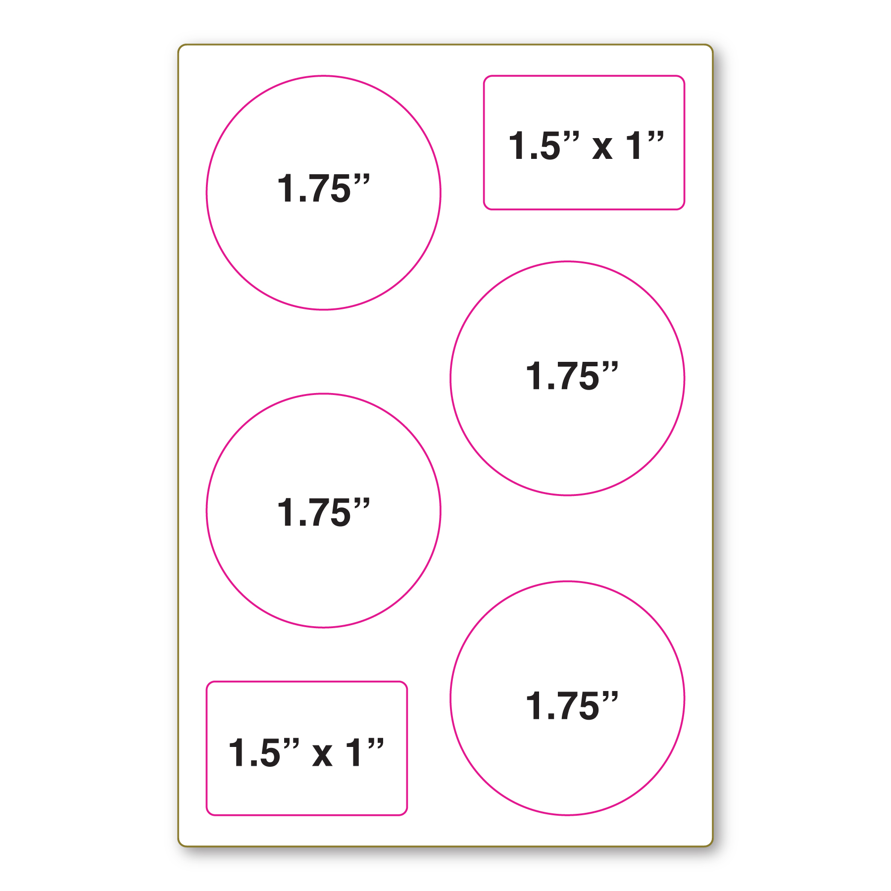 4" x 6" Adhesive Decal Sheet 3