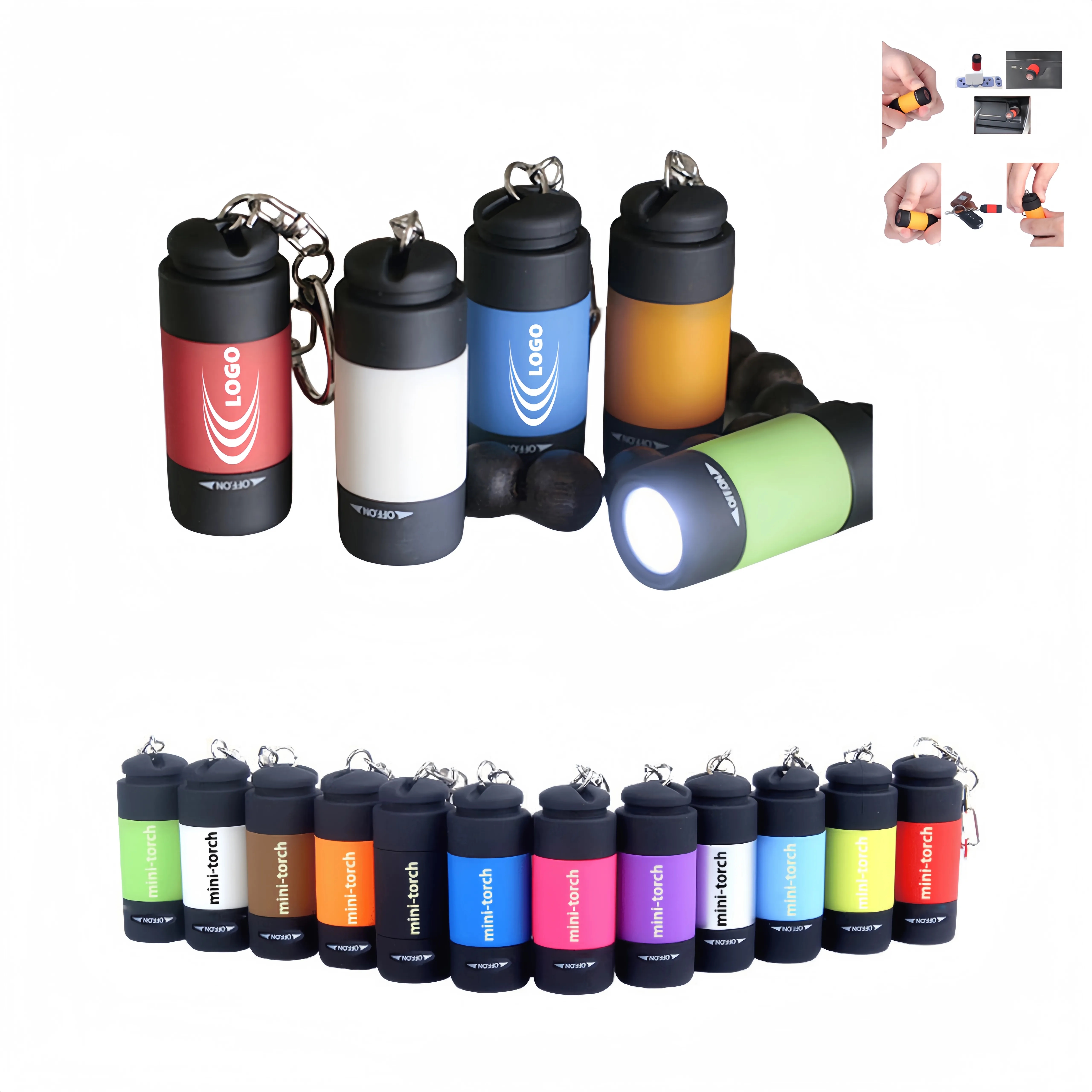 Led Multi Function Mini Flashlight 2