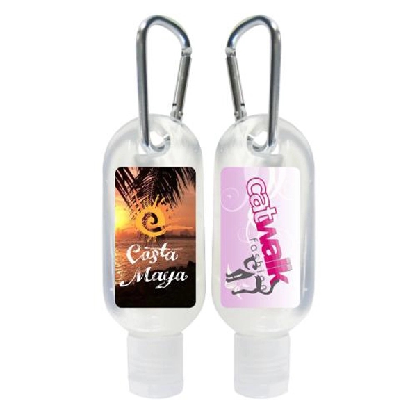 1.8 oz. Hand Sanitizer w/ Carabiner 2