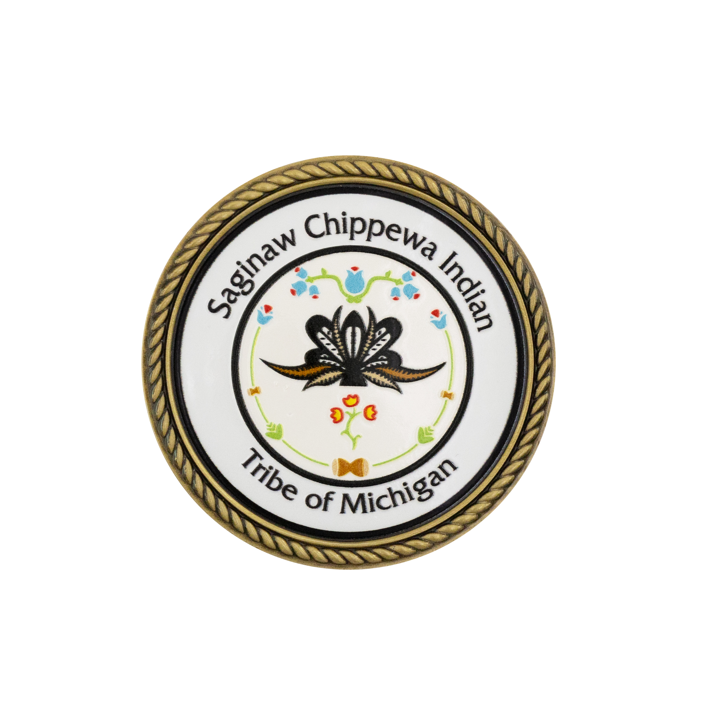 1.75" Speed Challenge Coin Rope Border w/ 3D Texture Print 17