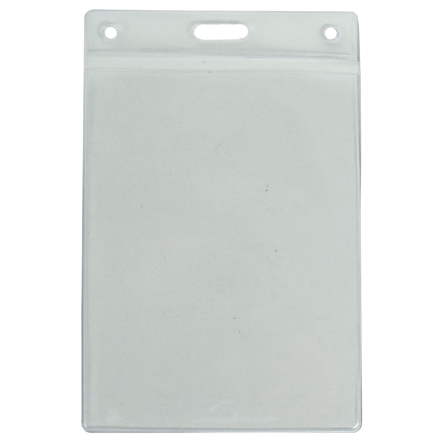 2.5"W x 3.75"H inch Vertical Vinyl Badge Holder With Slot