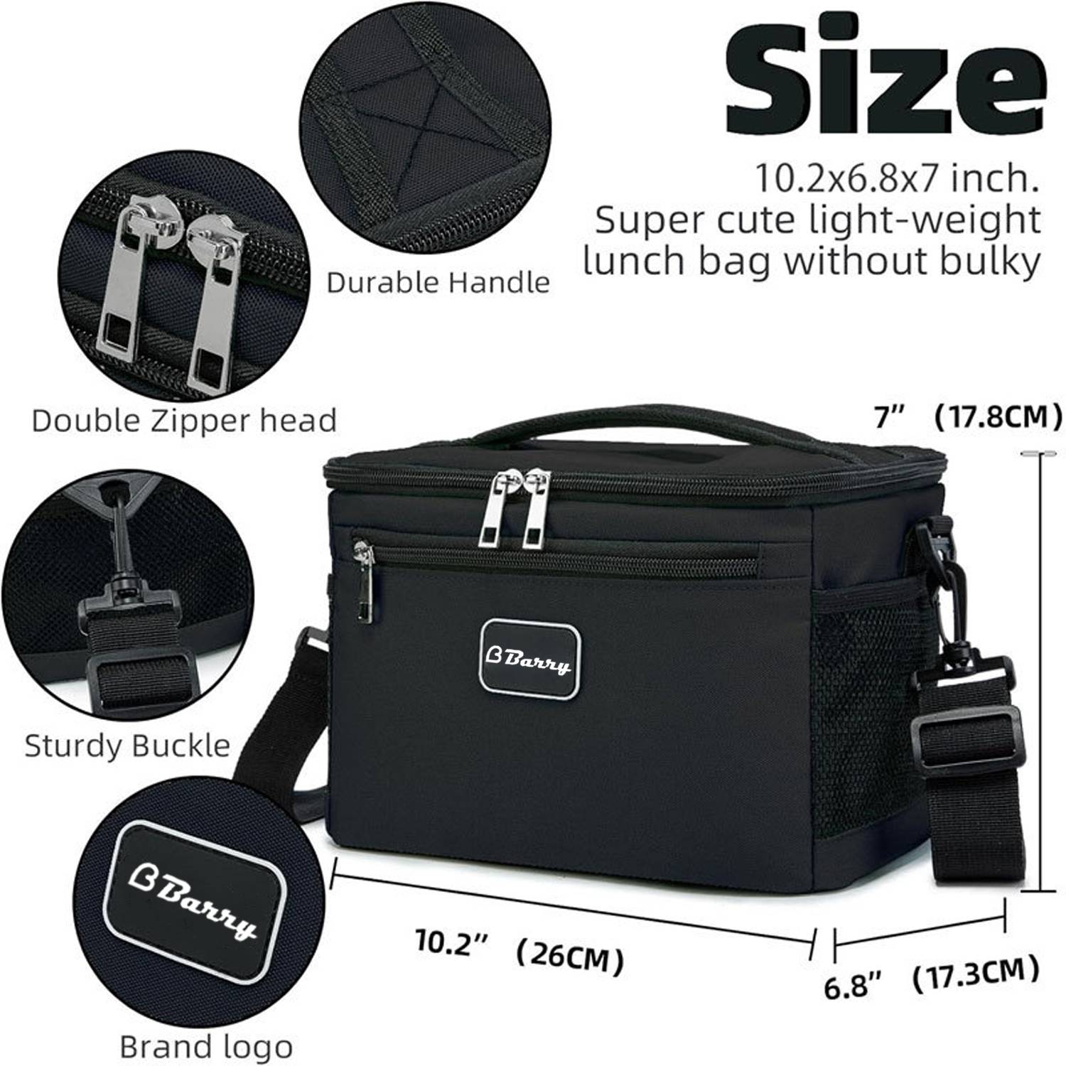 8L Custom Lunch Cooler Bag – Waterproof & Insulated 5