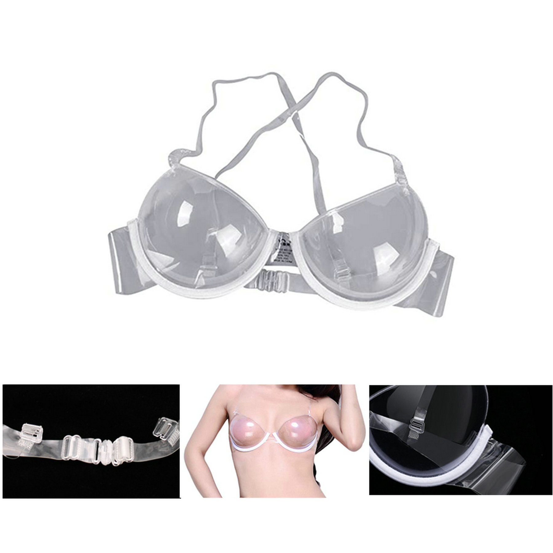 Transparent Disposable Bra 2