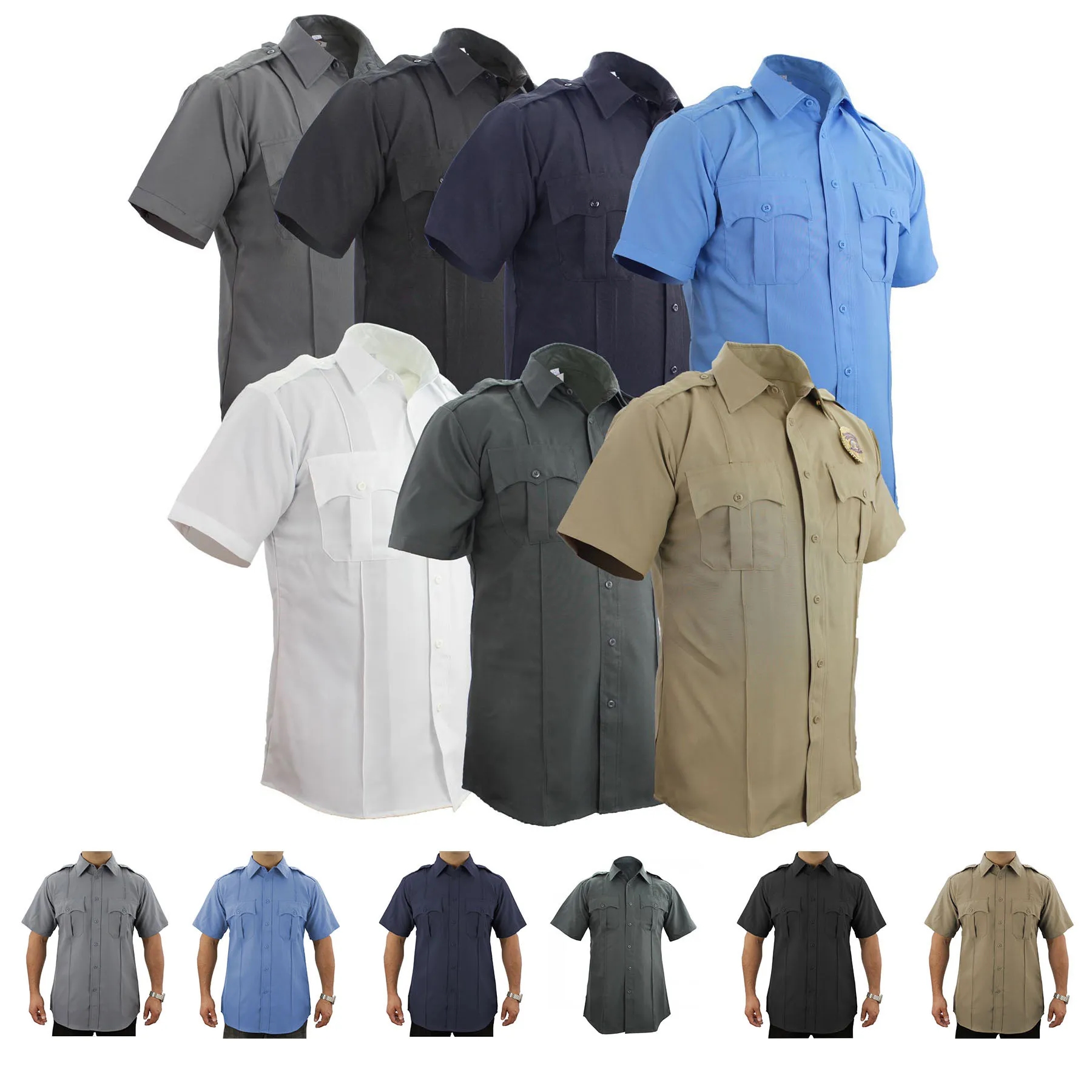 Short-sleeved Uniform Shirt 9