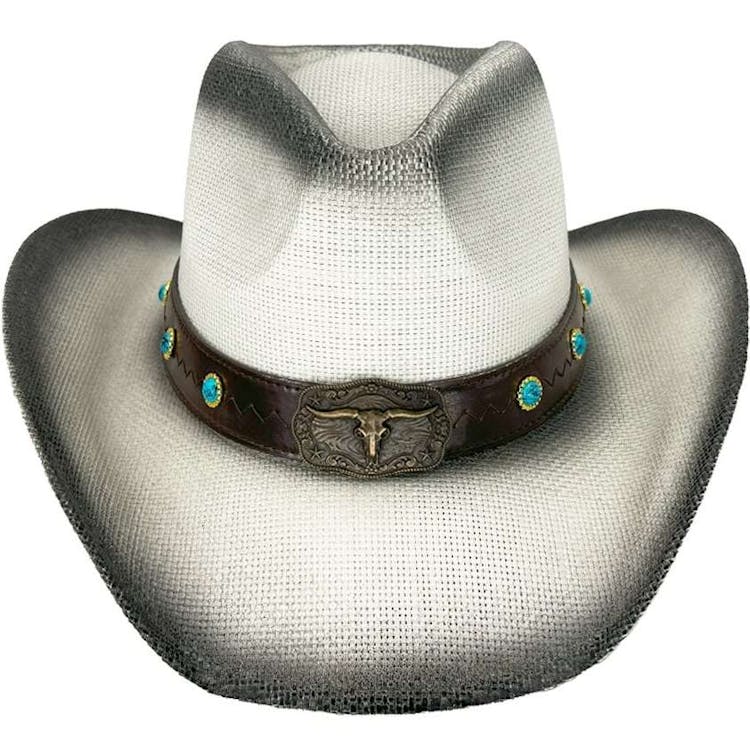 Western Cowboy Hats - Black Ombre One Size 2