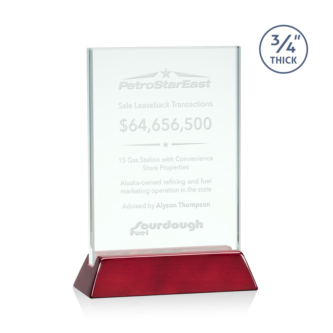 Walkerton Award - Jade/Rosewood (Vert) 10