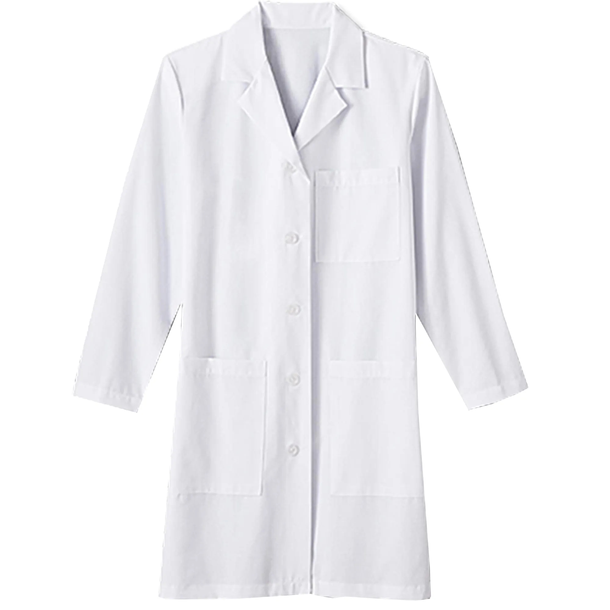 Long-Sleeved White Coat 3