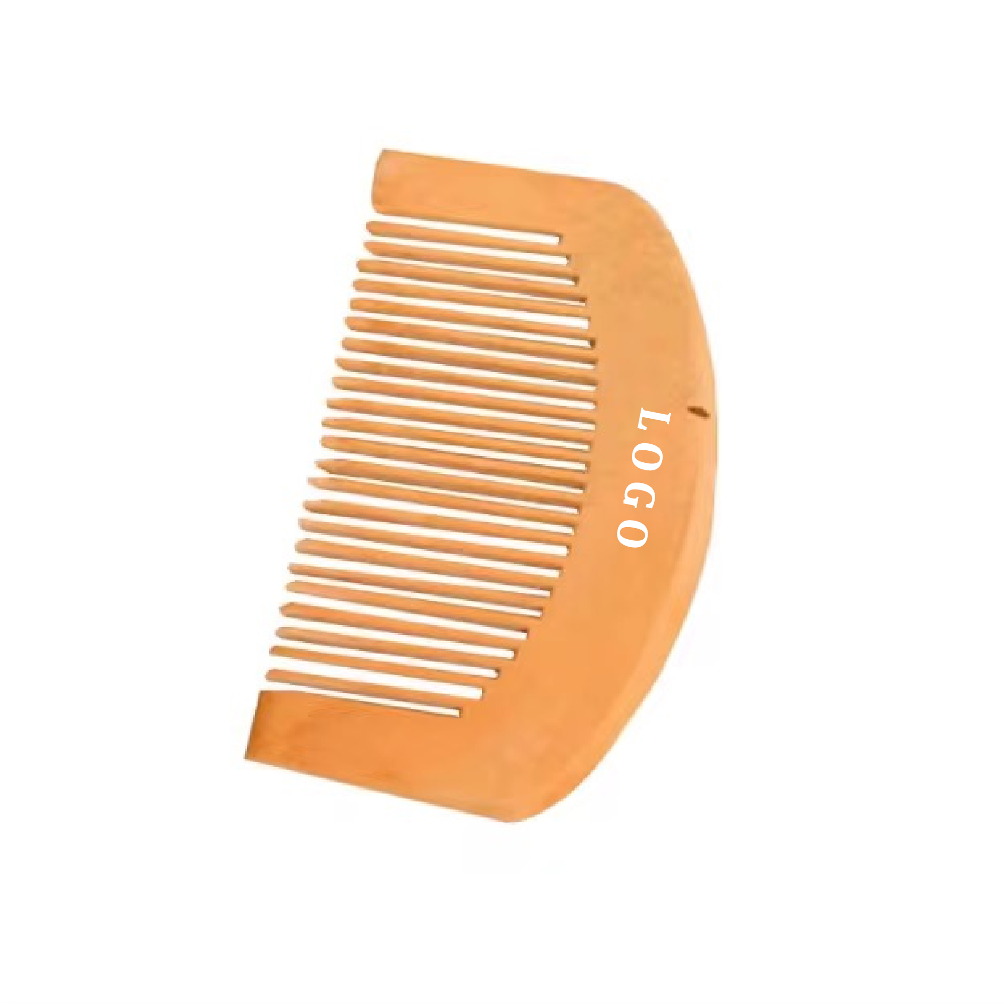Wooden beard comb hair brush 3