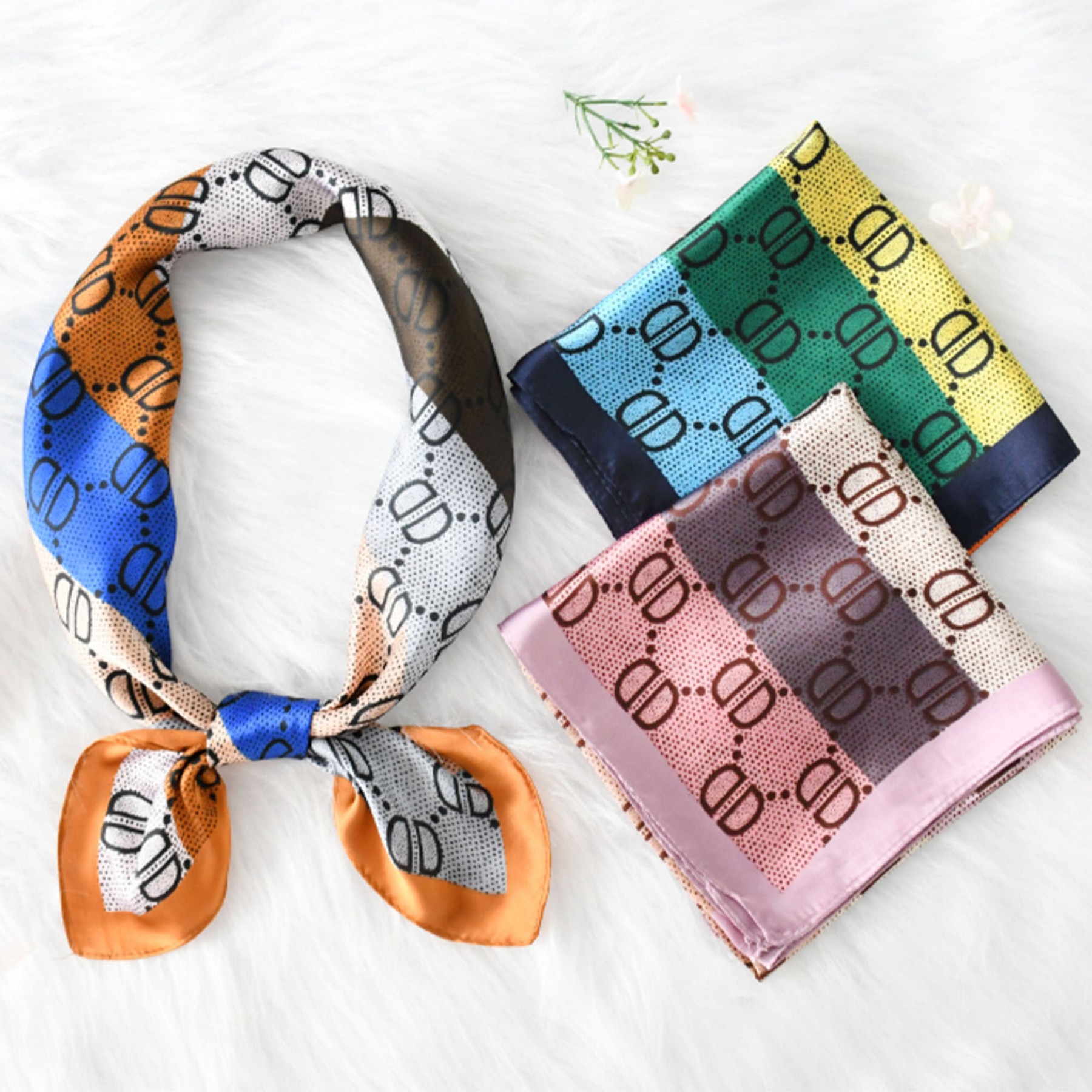 Multifunctional Bandanna Square Cotton Scarf 3