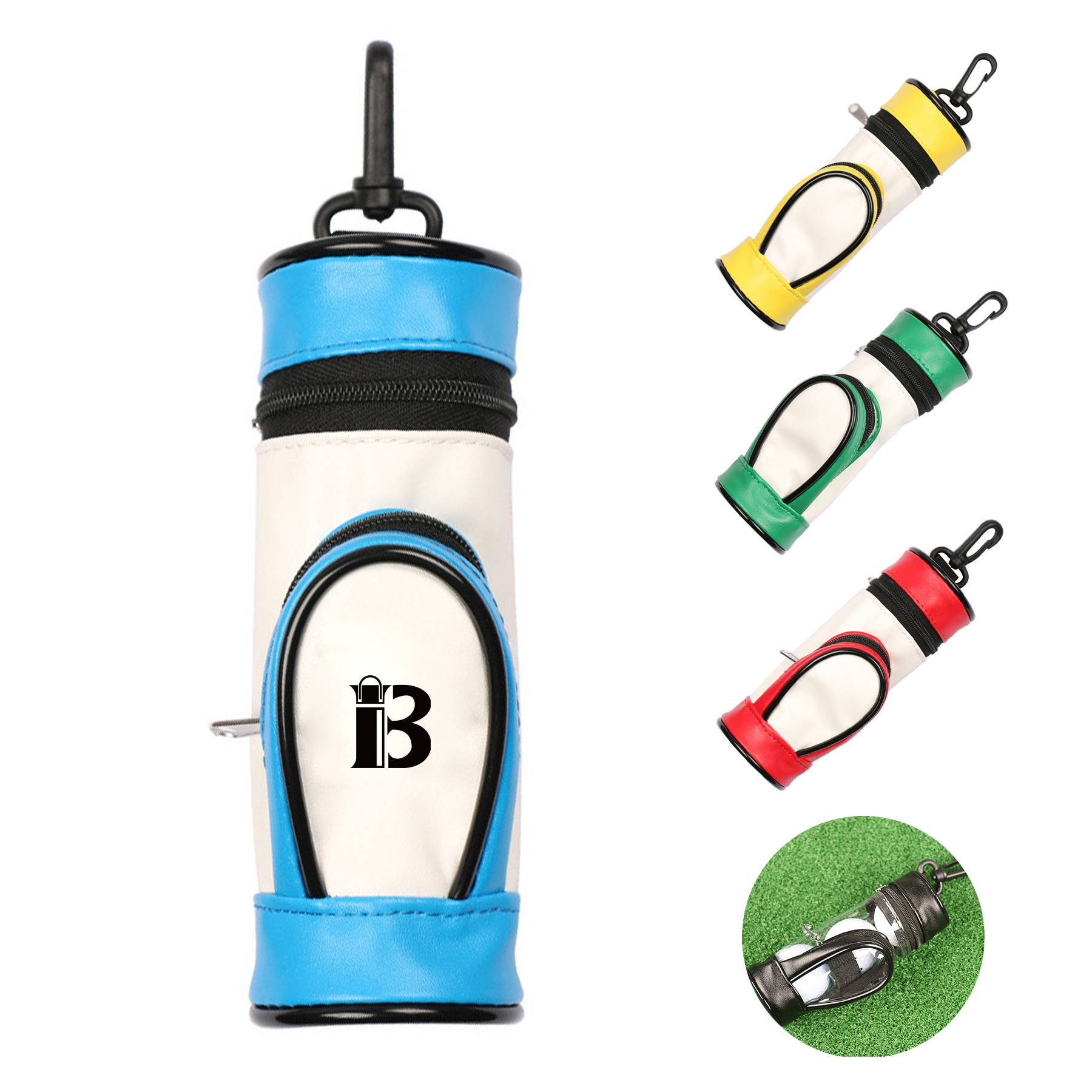 Golf Ball Carry Bag Water Resistant with Hook 2