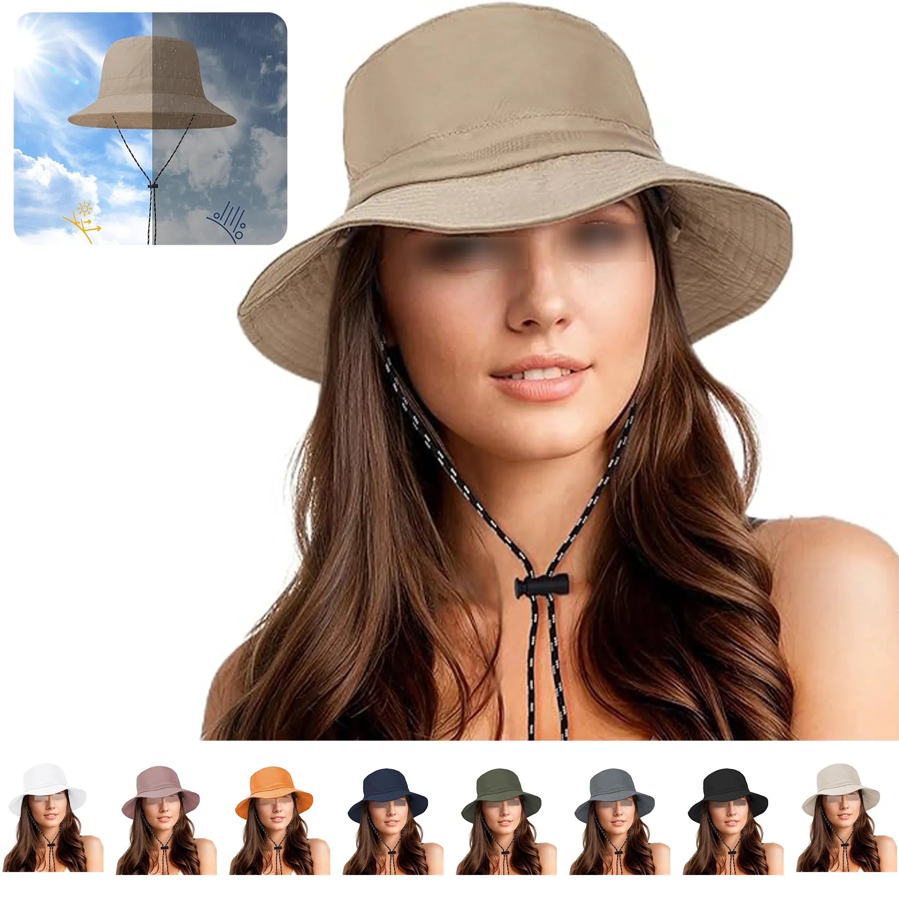 Waterproof Bucket Hat for Women 4