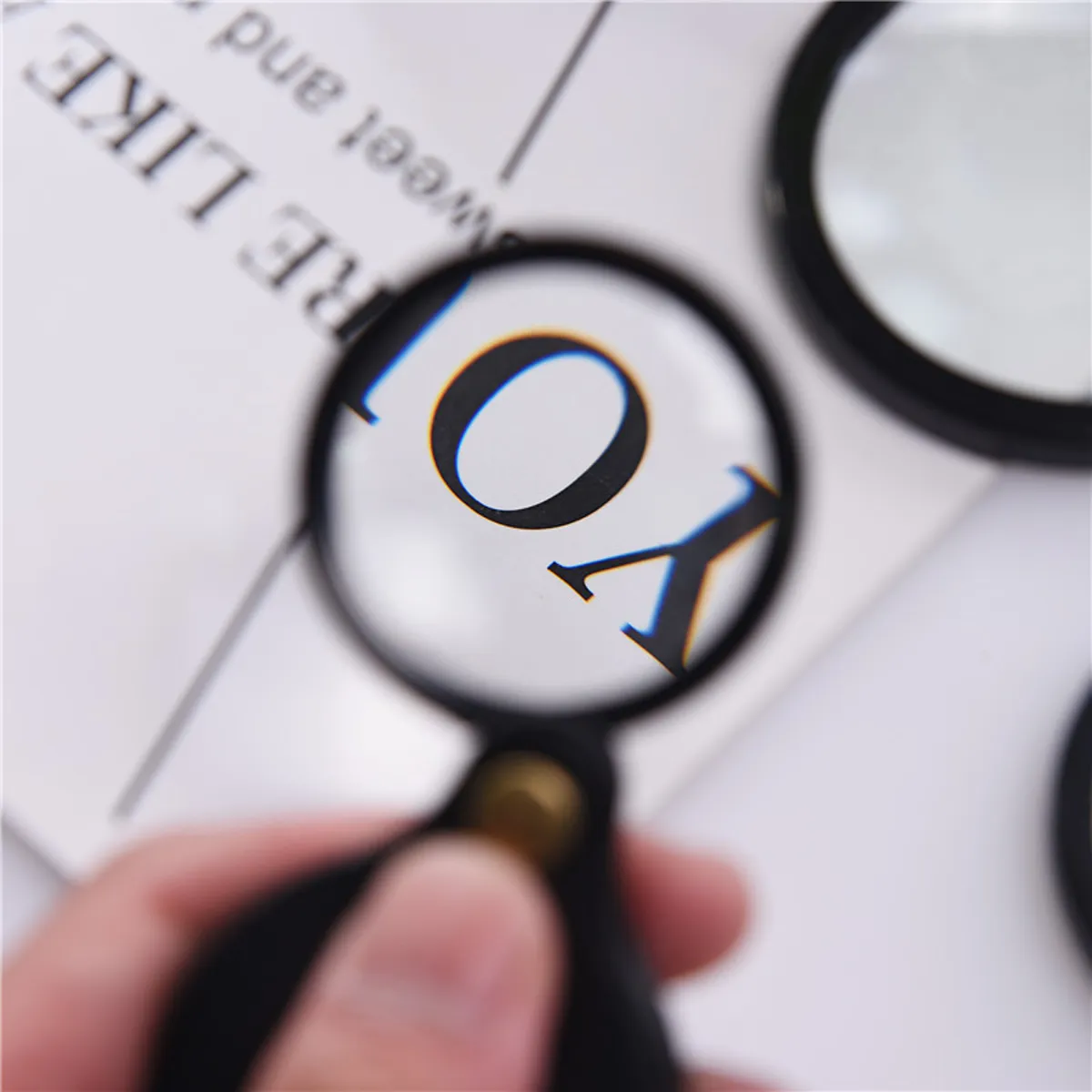 Mini Pocket Magnifier with Rotating Protective Holster, custom ruler with logo imprint 4