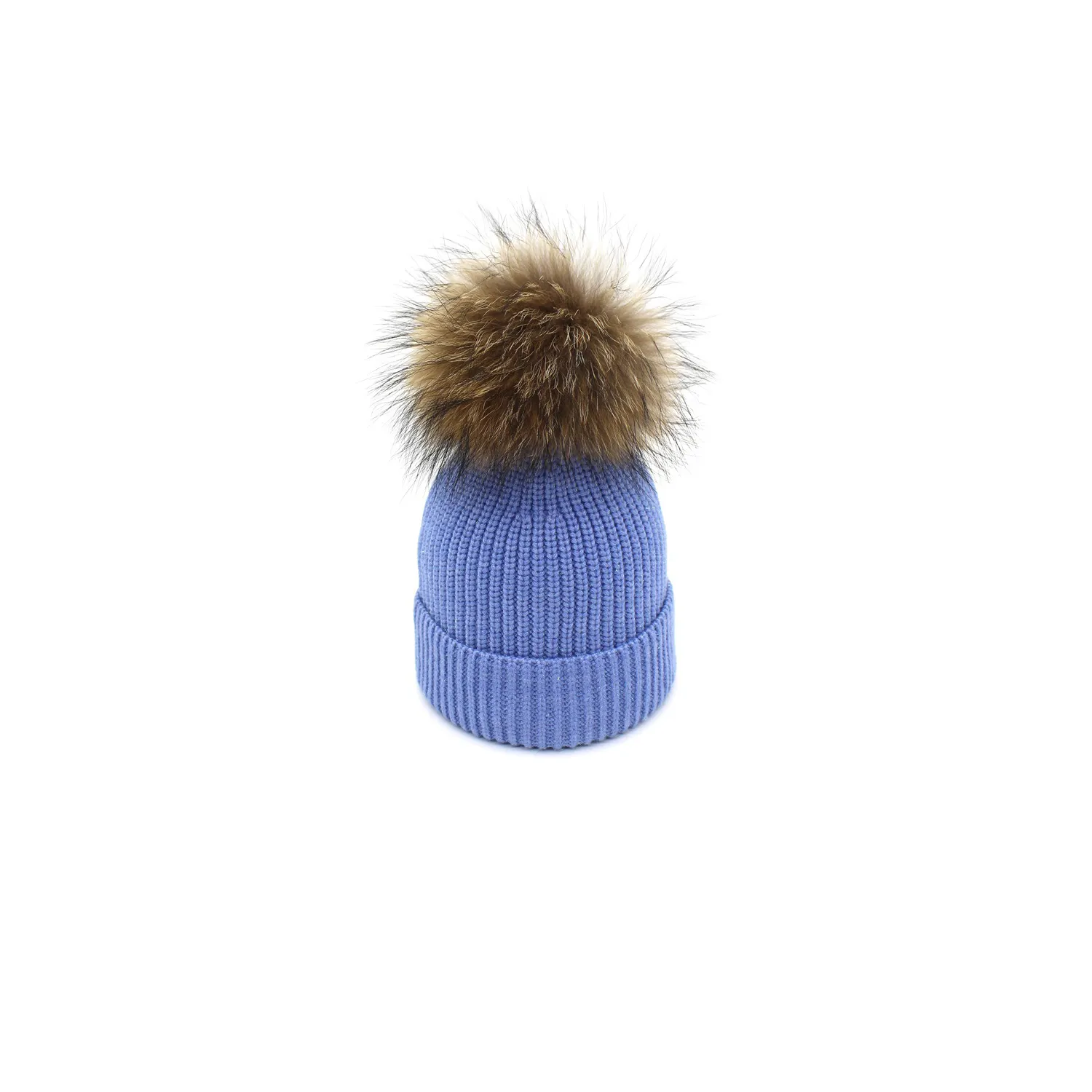 Thermal Winter Beanie Hairball Hedging Cap Knitted Hat 5