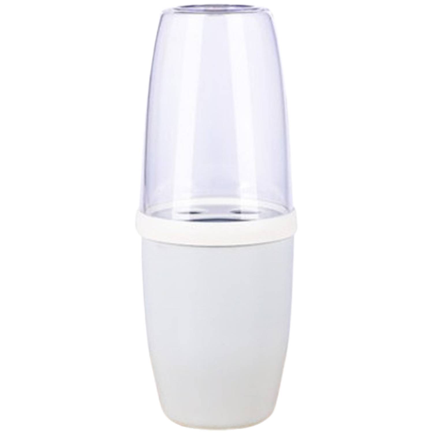 Portable PP Toothbrush Case Travel Storage Cup w/ Lid 6
