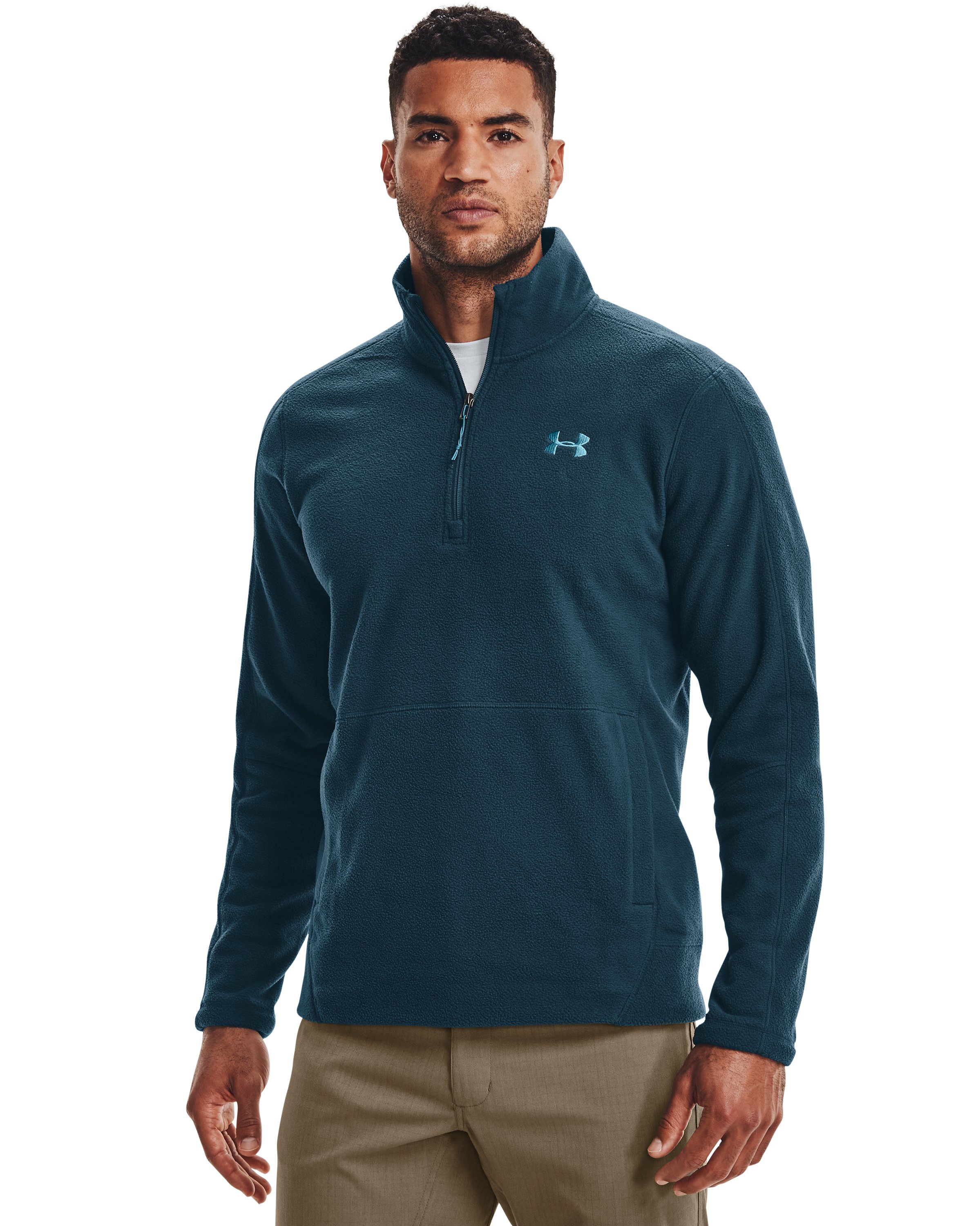 Men's UA OffGrid Fleece Solid Zip 8