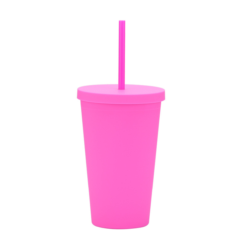 16 Oz. Simplicity-Color Bottle With Separate Straw 9