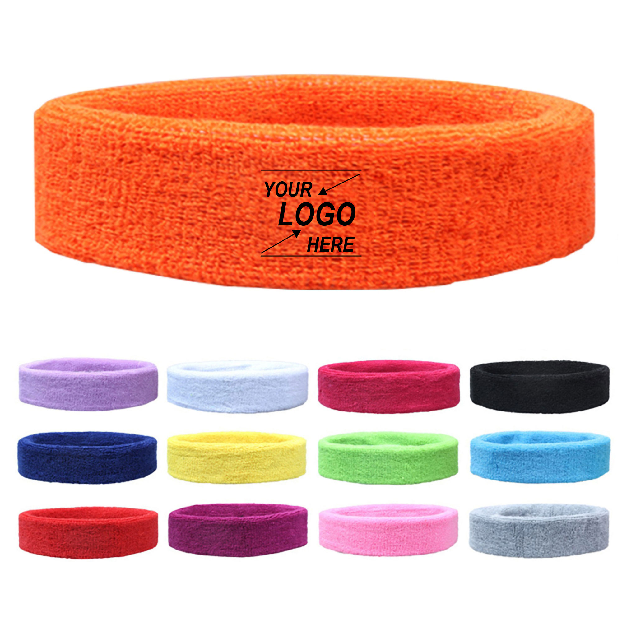 Sports Cotton Terry Headband 6