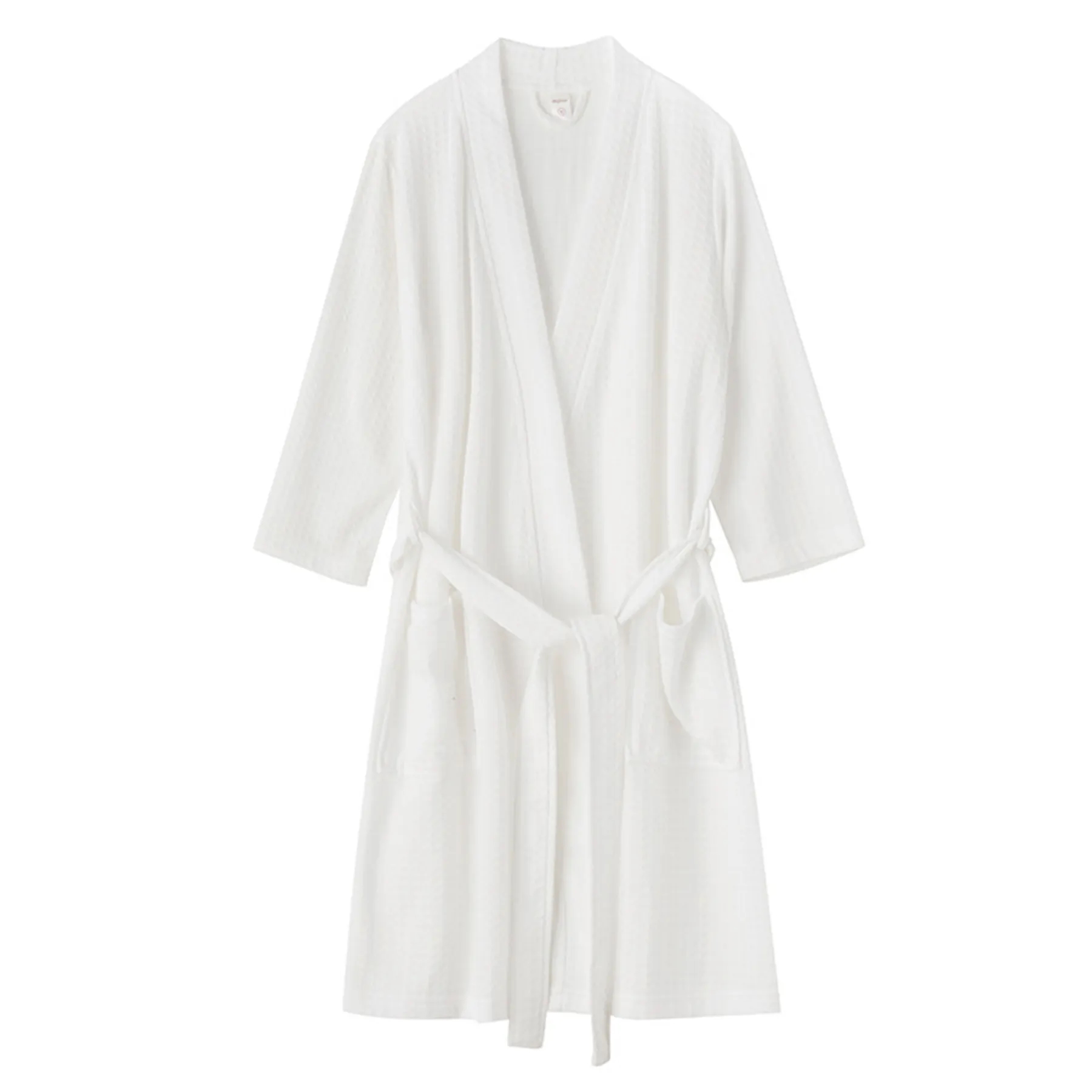 Waffle Weave Bath Robe 1