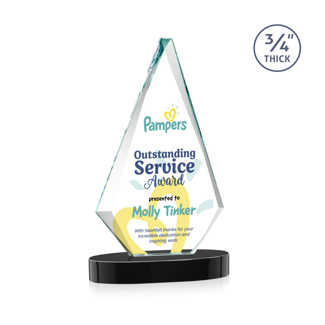 Windsor VividPrint™ Award on Alberton Base - Black 13