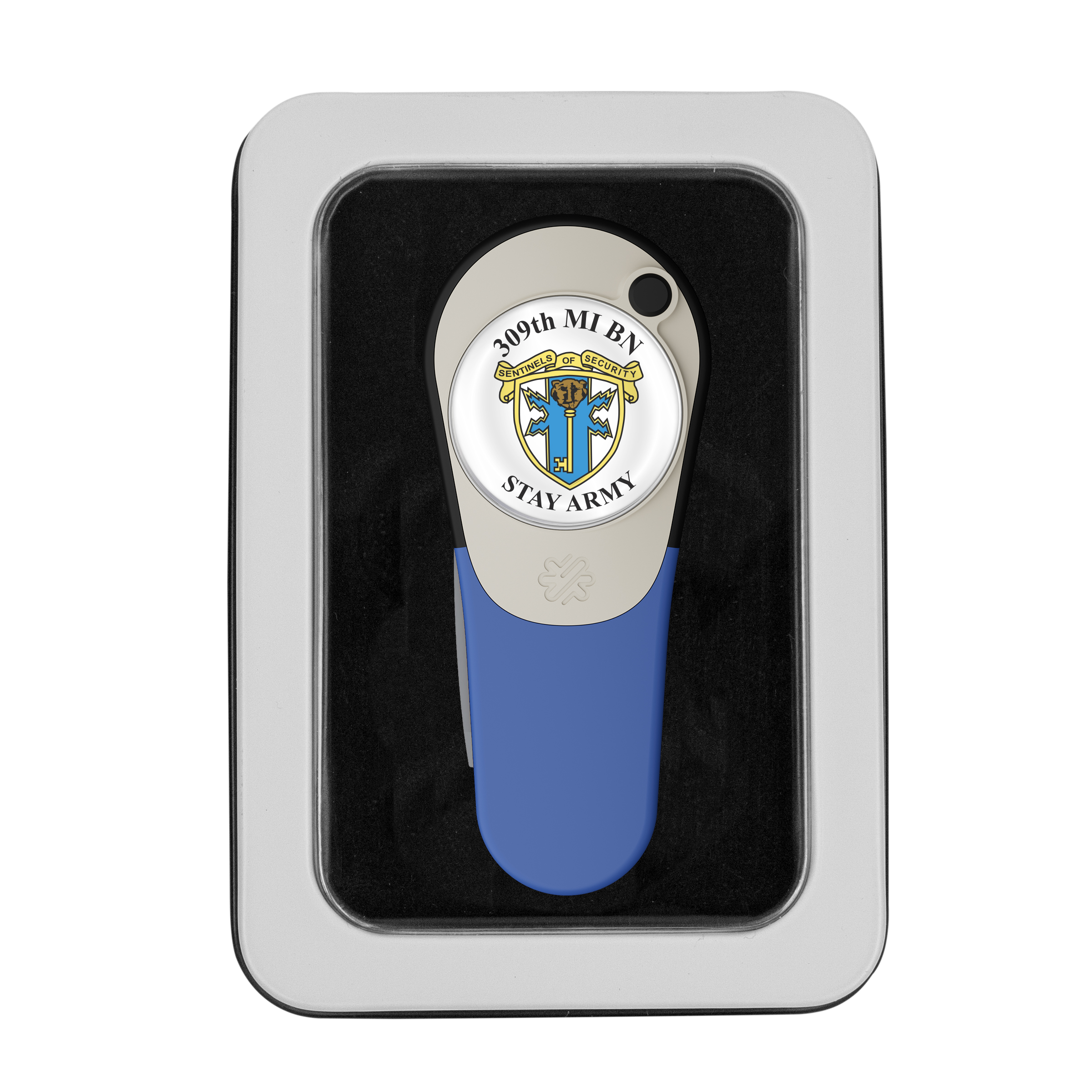 Pitchfix Icon Golf Divot Tool in Window Tin 16