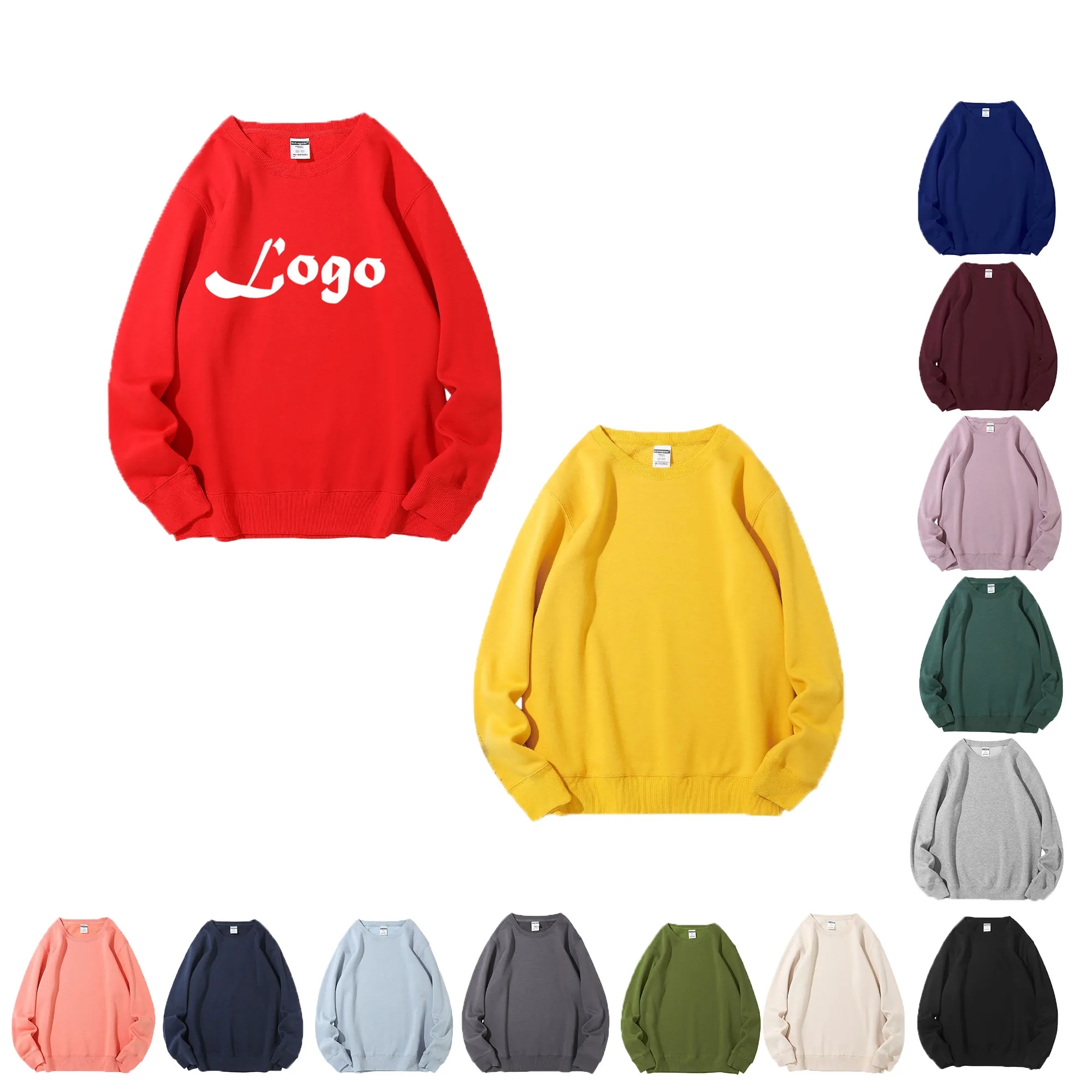 Premium Warm Crewneck Pullover Sweatshirt Winter Hoodie