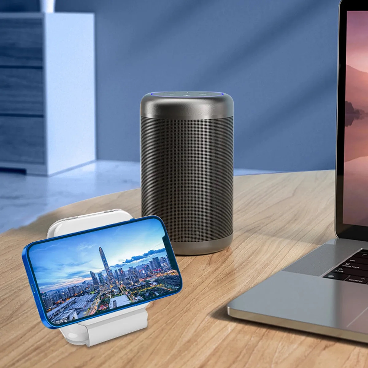 Foldable 3-in-1 Wireless Charging Pad & Stand 2