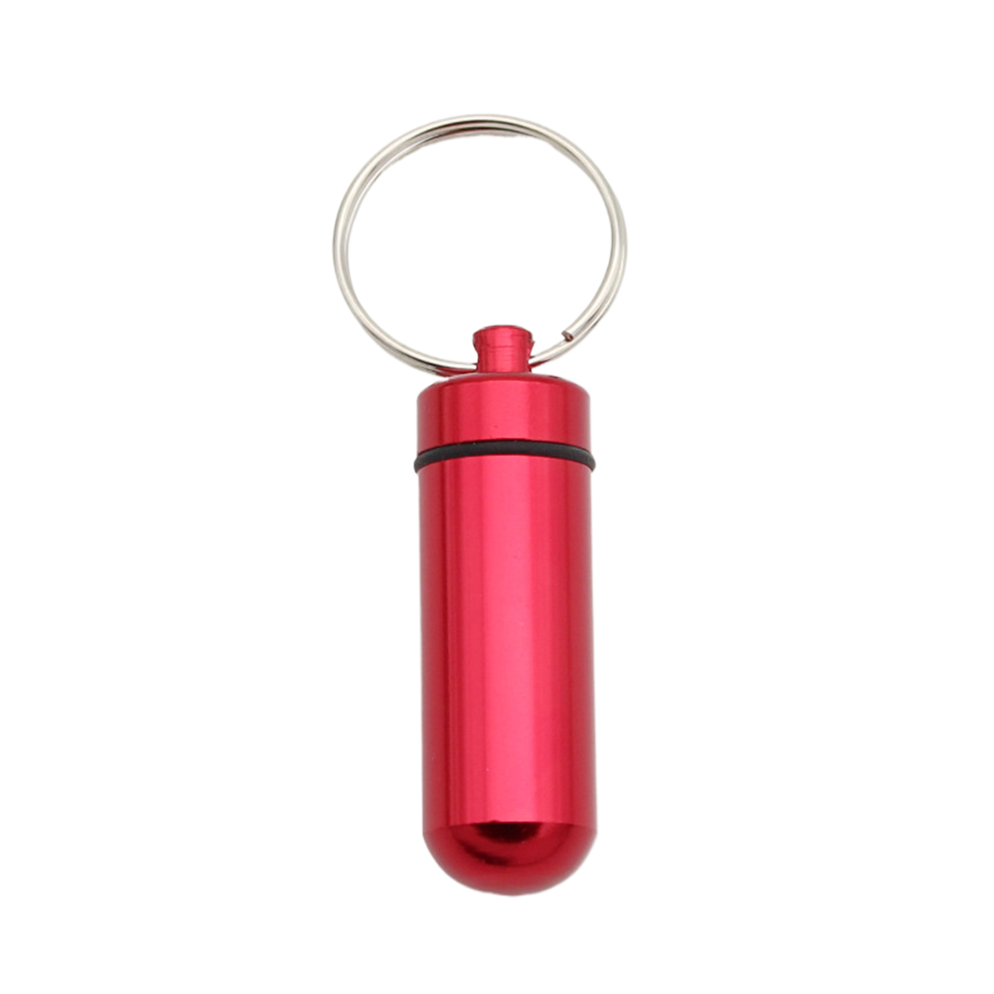 MOQ50 Mini Aluminum Pill Keychain Bottle 7