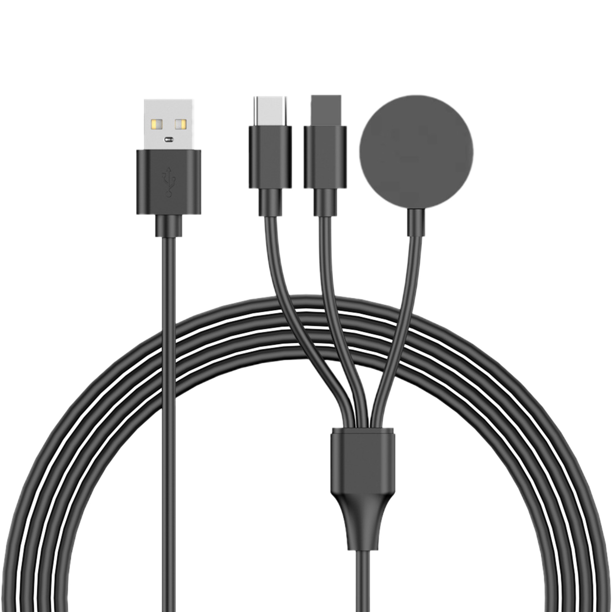 Custom Logo 3-in-1 Multi Interface Data Cable With 47in Length 4