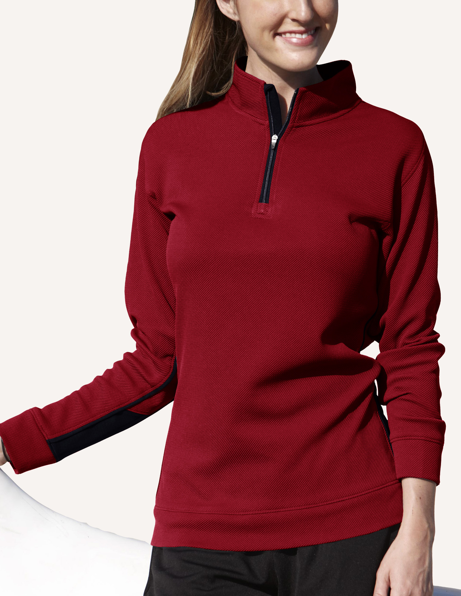 Ladies' Pro-Blitz Long Sleeve Pullover Shirt 6