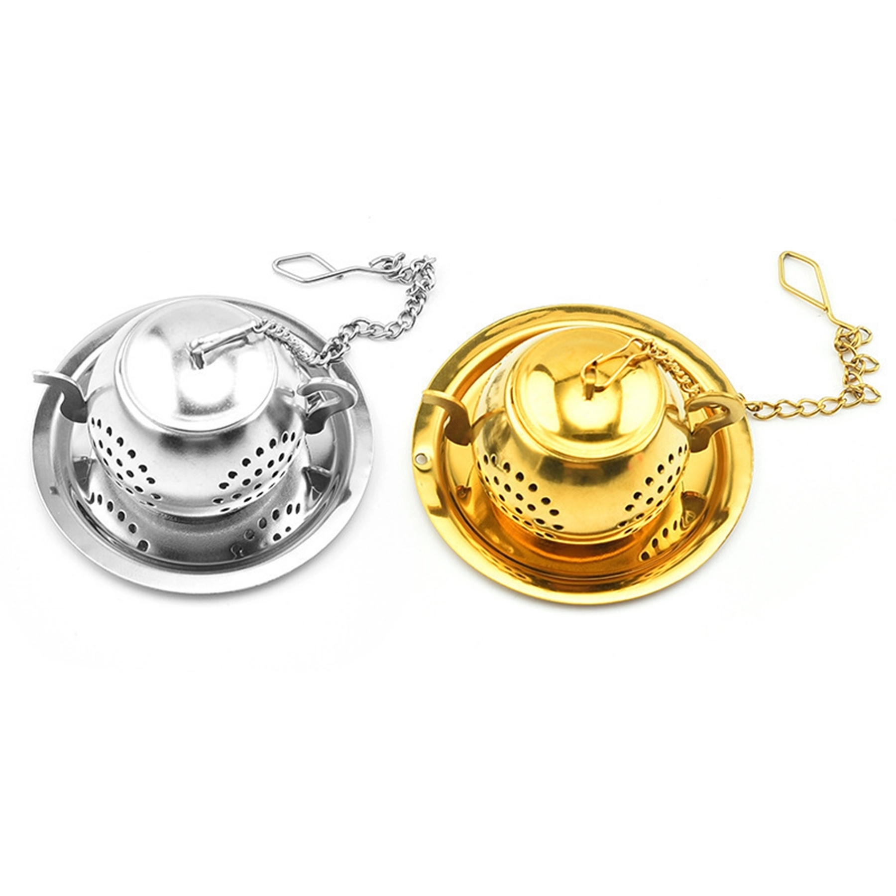 Stainless Steel Teapot Shape Tea Leaf Infuser 14