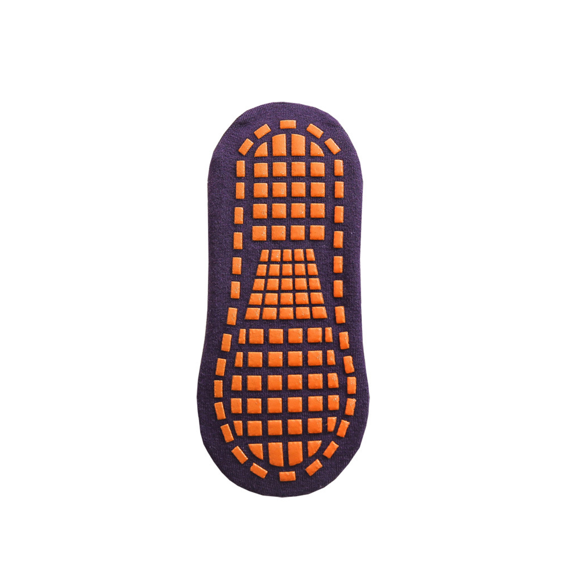 Poly Cotton Pilates Grip Sock With Traction Dots 5