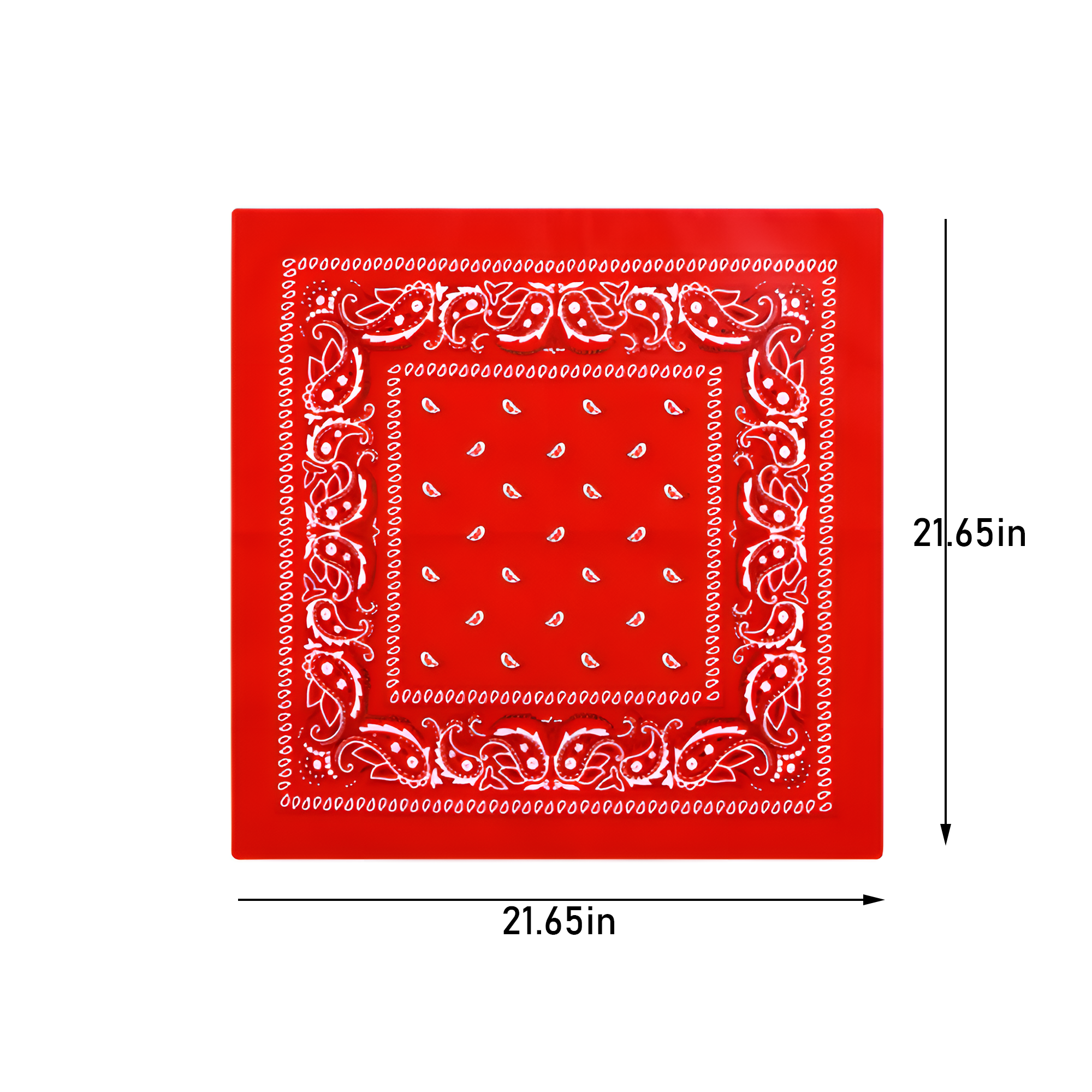 21 inch x 21 Inch Square Headscarf 2
