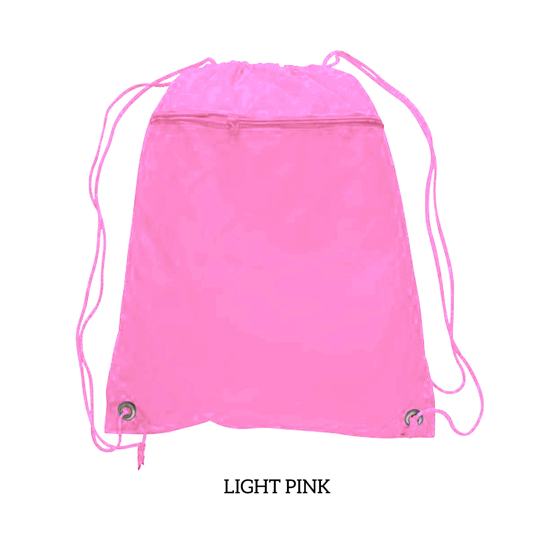 210D Polyester Drawstring Backpack w/PU Coating 15