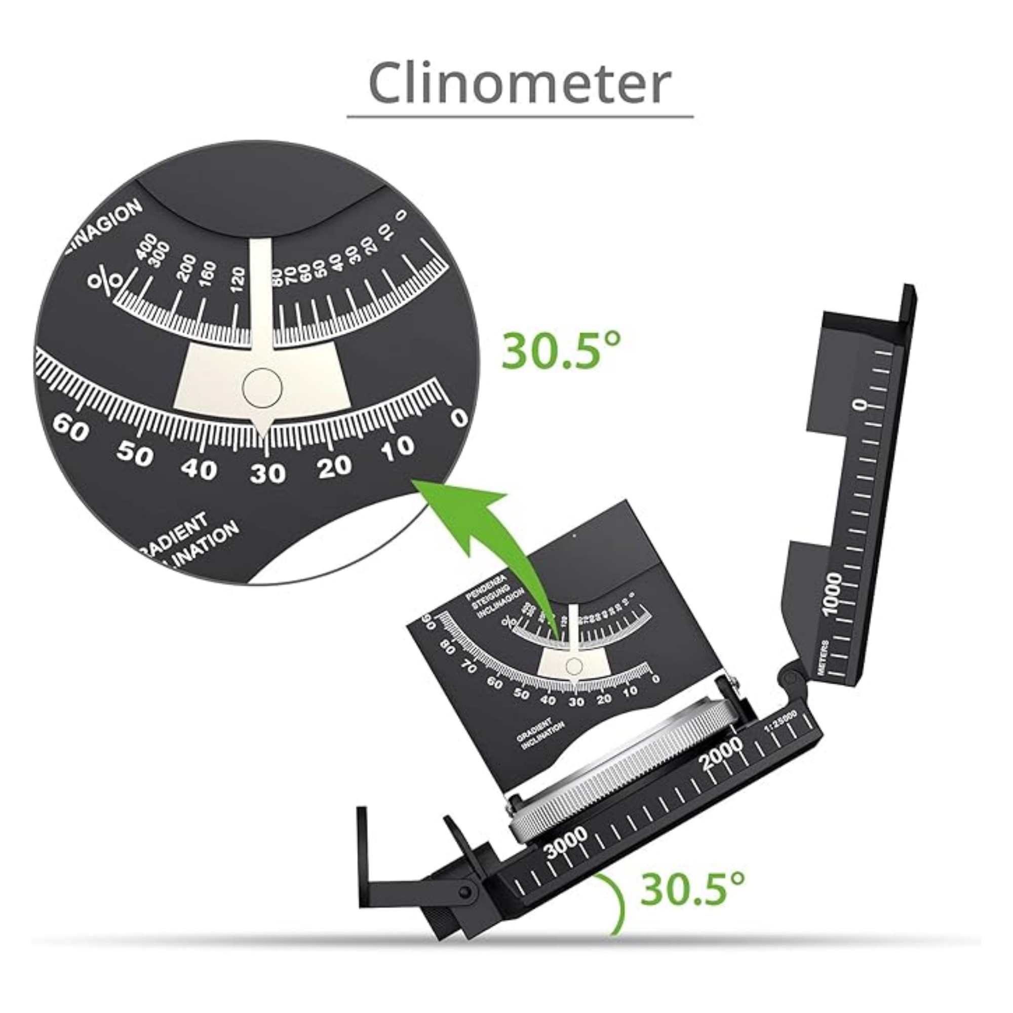 Professional Metal Waterproof Compass 3