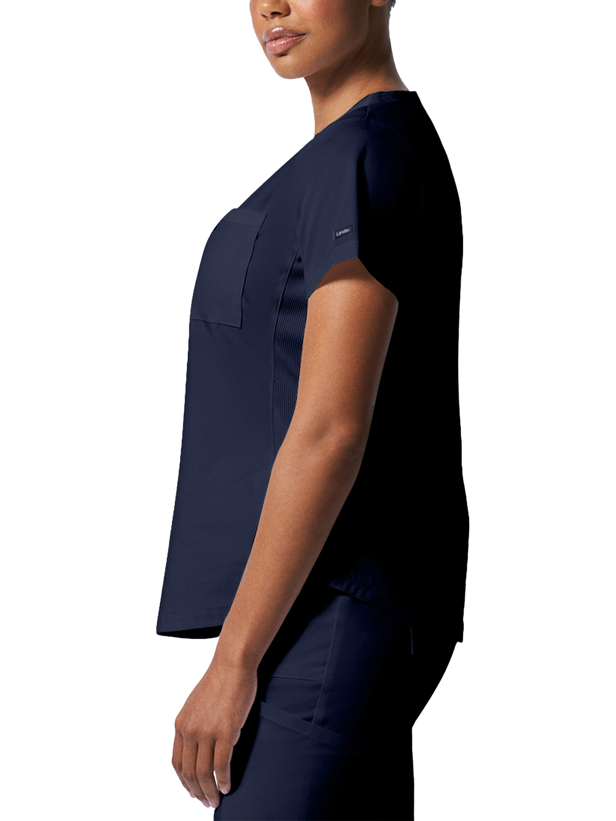 Landau - ProFlex - Women's Two-Pocket Back Princess Seamed V-Neck Top 50
