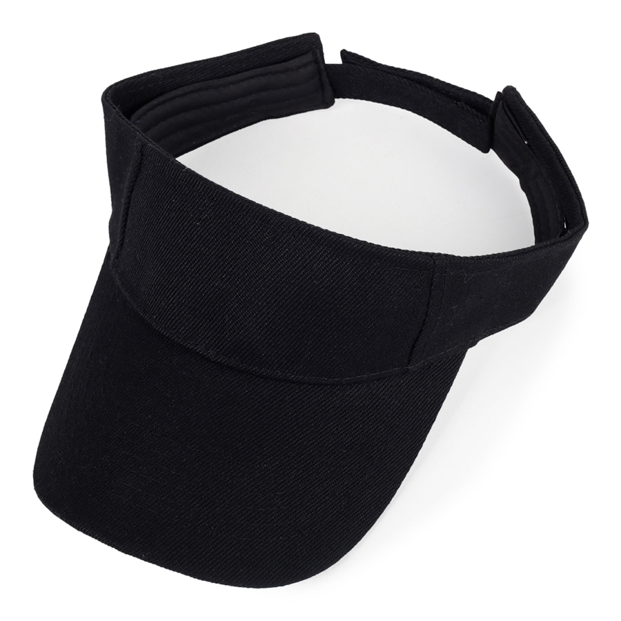 Kids' Stock Solid Color Polyester Visor - Sports Style 6