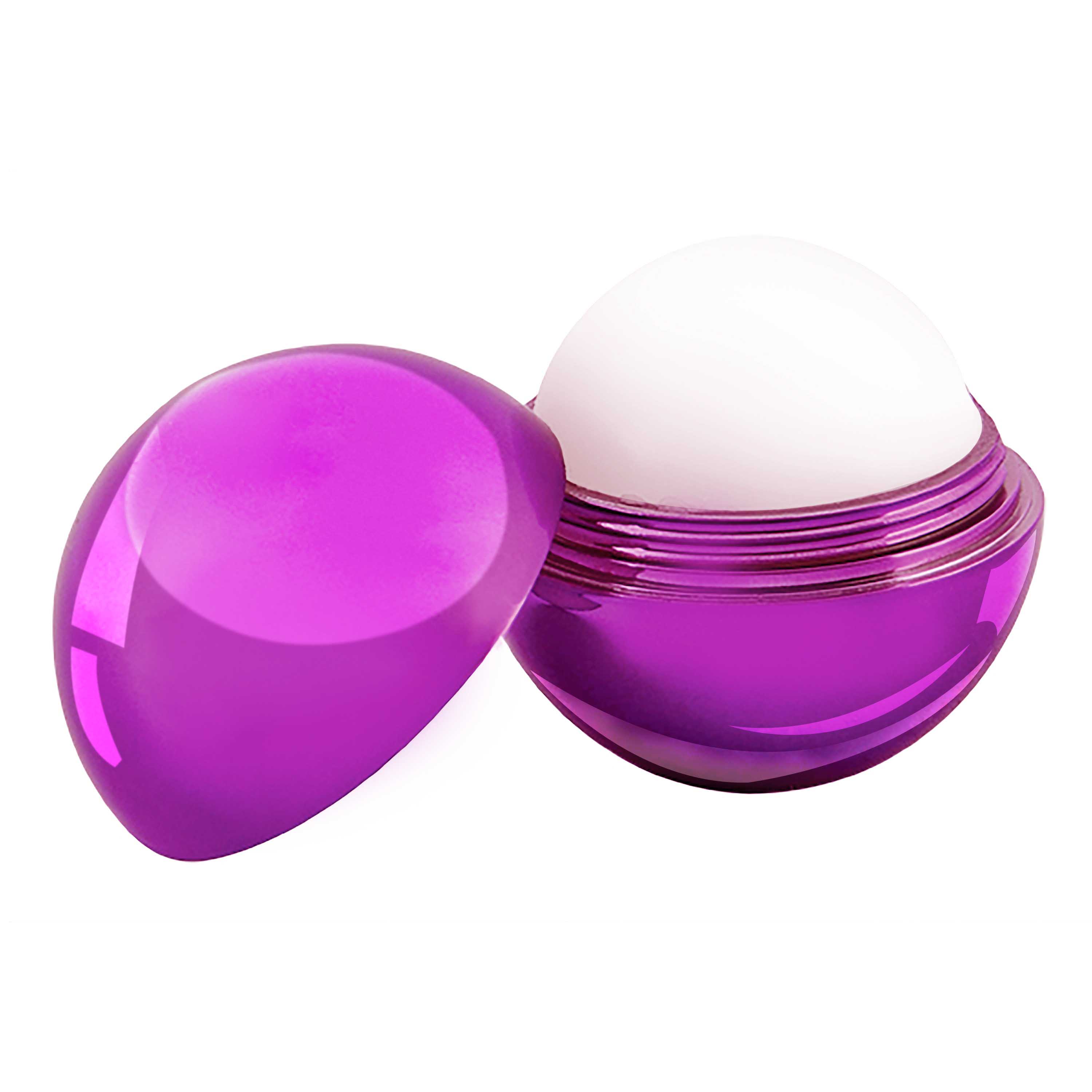 Metallic Finish Round Lip Balm 3