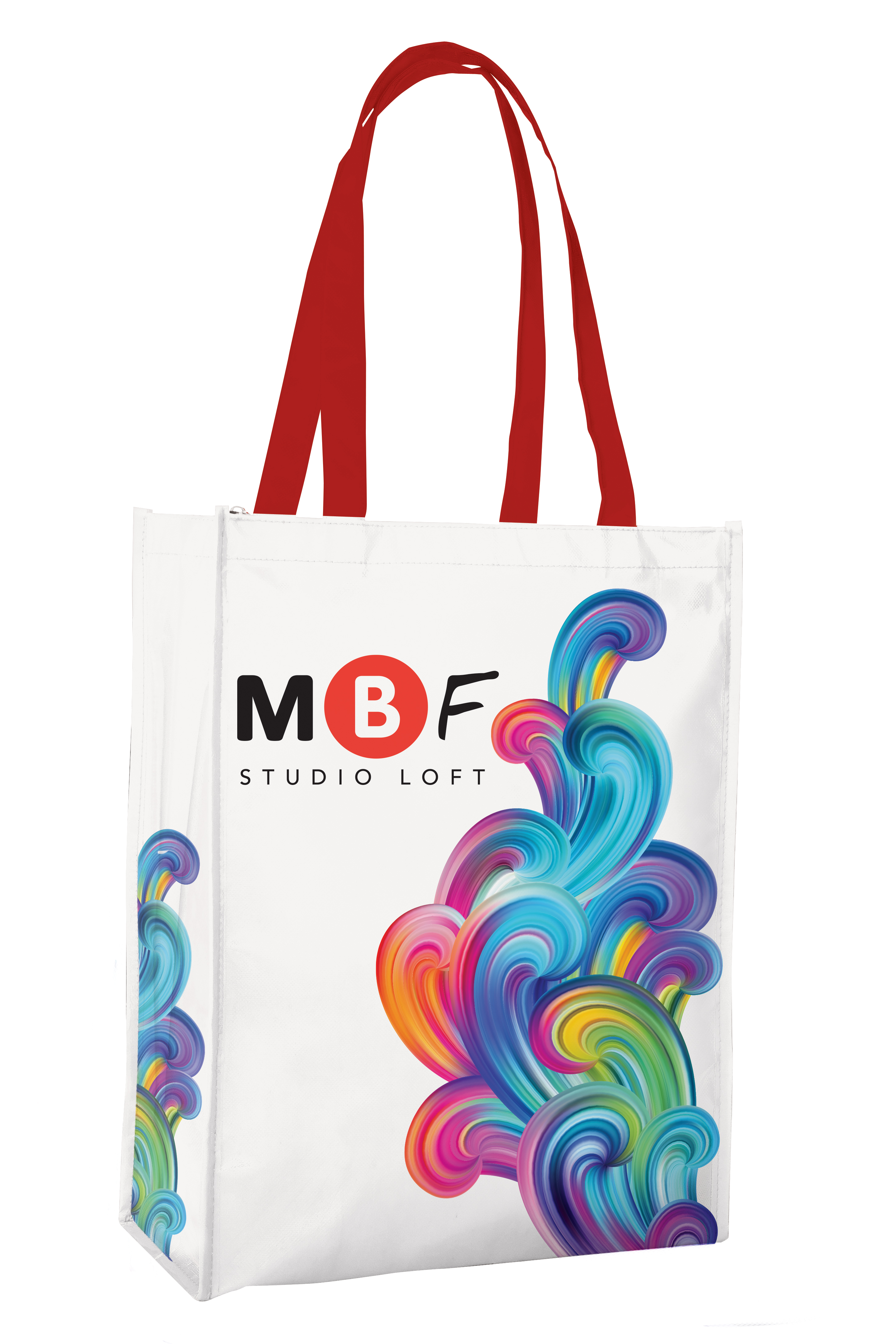 Universal Source® Laminated Non-Woven Portrait Tote 12