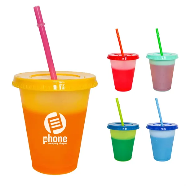 16oz Color Changing Plastic Cup