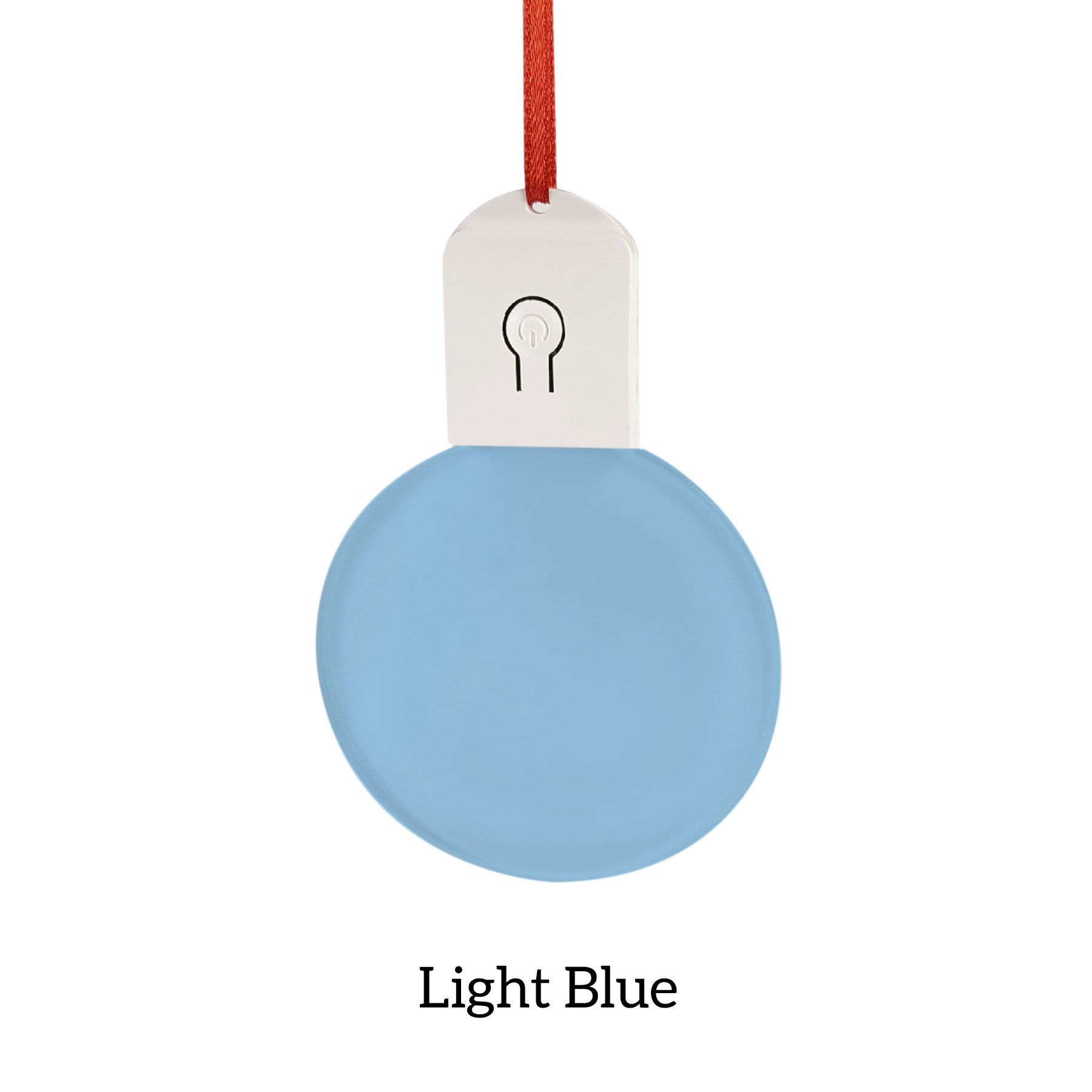 Free Shipping Full Color Christmas Illuminated Acrylic Round Ornament 69