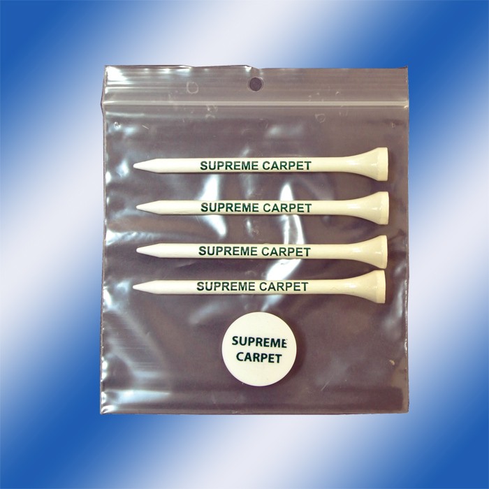 Pro Elite Premium Poly Bag Pack w/ 4 Tees & 1 Quarter Size Marker 1