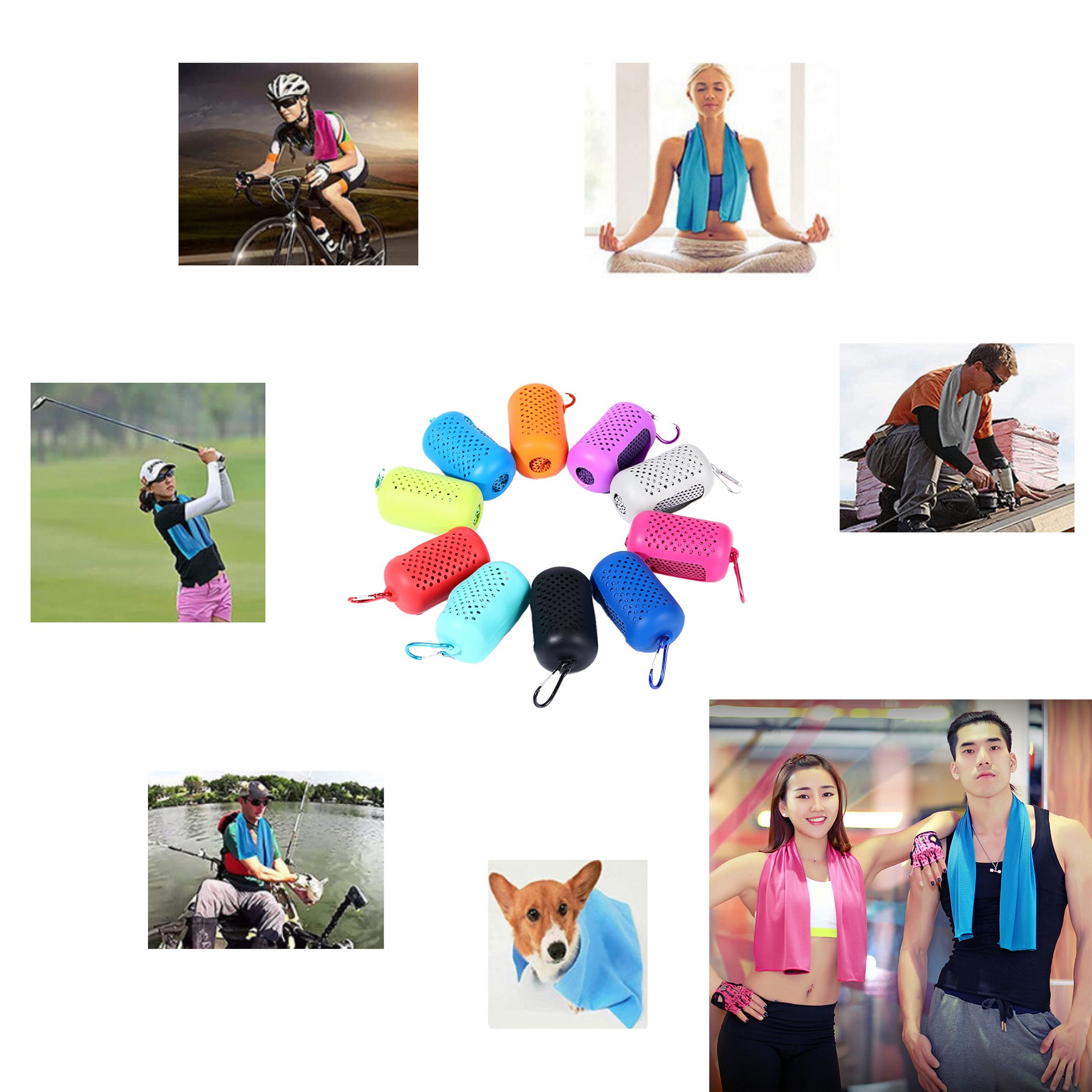 Summer Ice Silk Cool Sports Towel 5