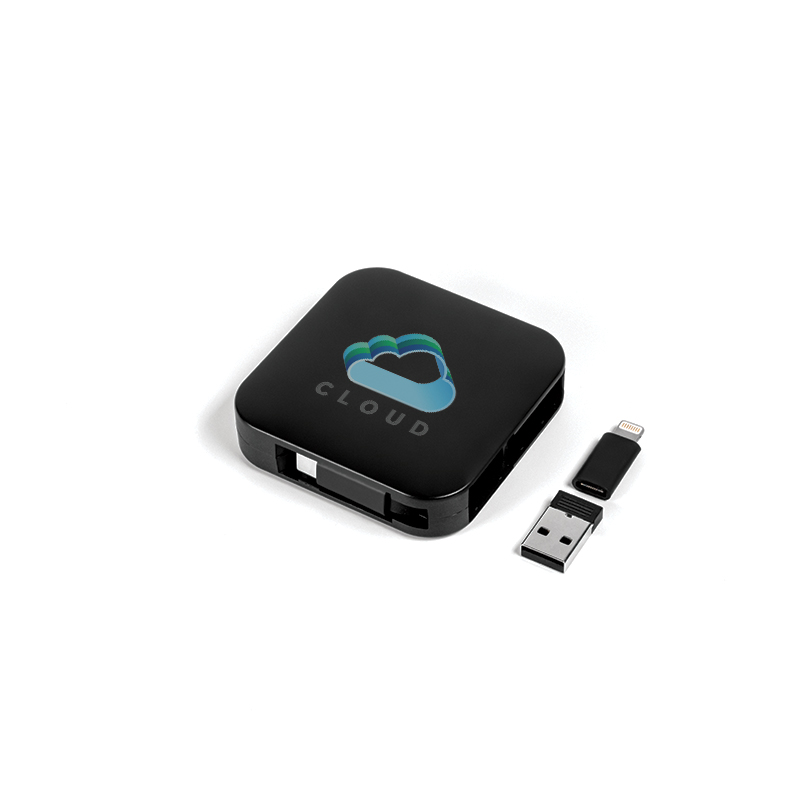 All-in-one Retractable Data Cable with Stand 4