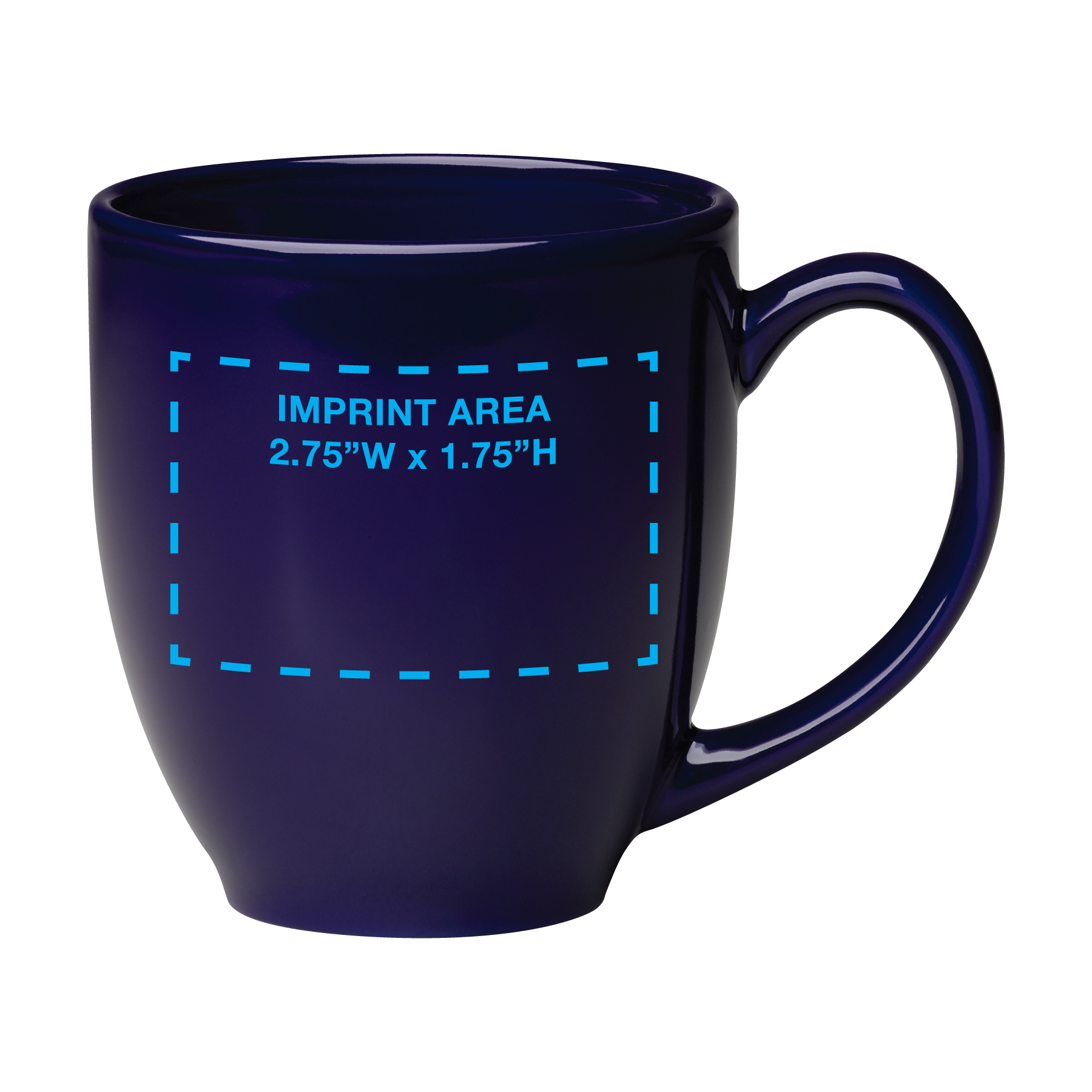 16 oz Cobalt Blue Bistro Mug