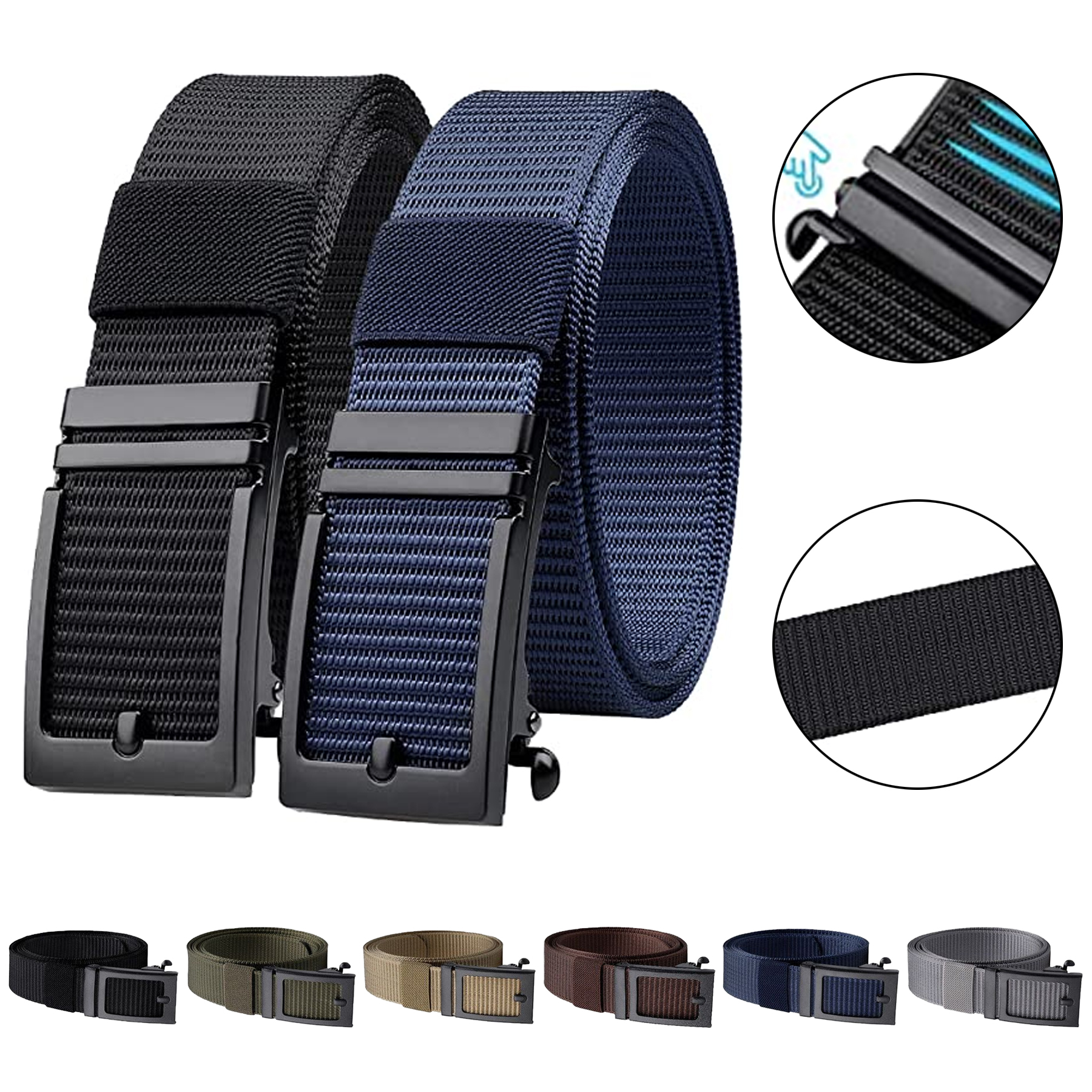 Nylon Adjustable Mens Belts 3
