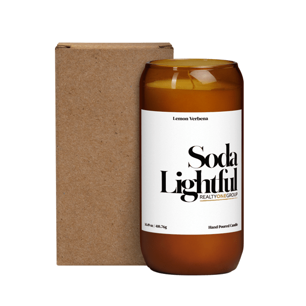 Flicker 16 oz Soda Shape Candle