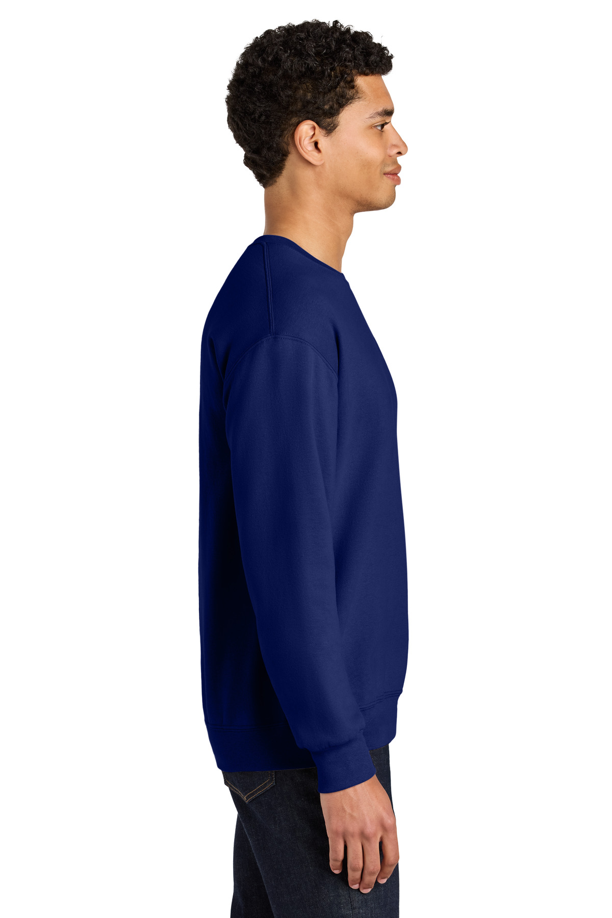 Jerzees Ultimate Unisex CVC Ring Spun Crewneck Sweatshirt IC48M 60